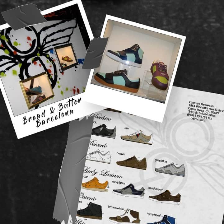 クリエイティブリクリエーションのインスタグラム：「A Peek Inside Creative Recreation’s History... Embraced the essence of the brand  • • • #creativerecreation #cr8rec #backtoourroots #downmemorylane」