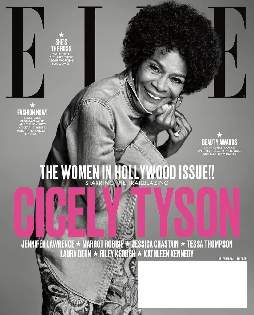 ニーナ・ガルシアのインスタグラム：「I was lucky enough to meet the iconic Cicely Tyson when we honored her at our Women in Hollywood event in 2017. She was elegant and talented—not to mention incredibly funny and forthright. I still remember how she moved the entire room to tears as she shared her story. It was an unforgettable evening, and a true honor to celebrate this incredible woman who paved the way for so many women of color in Hollywood. I was saddened to learn of her passing today, but count myself blessed to have been able to experience such a legendary talent in person.  For Cicely, her craft always came first. As she told Viola Davis in our cover story at the time, “The day I feel that I have ‘made it,’ I’m finished. Because that does not leave any room for further development…The gratification comes, for me, in the doing of it.”」