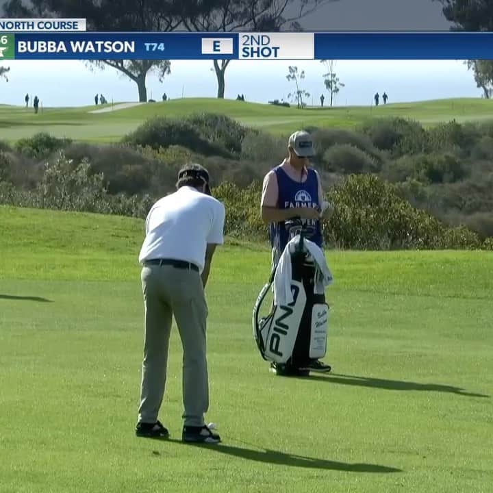バッバ・ワトソンのインスタグラム：「He called it. I claimed it. Win-win, right @jtedscott? 👊🏻 @farmersinsopen #farmersinsuranceopen」
