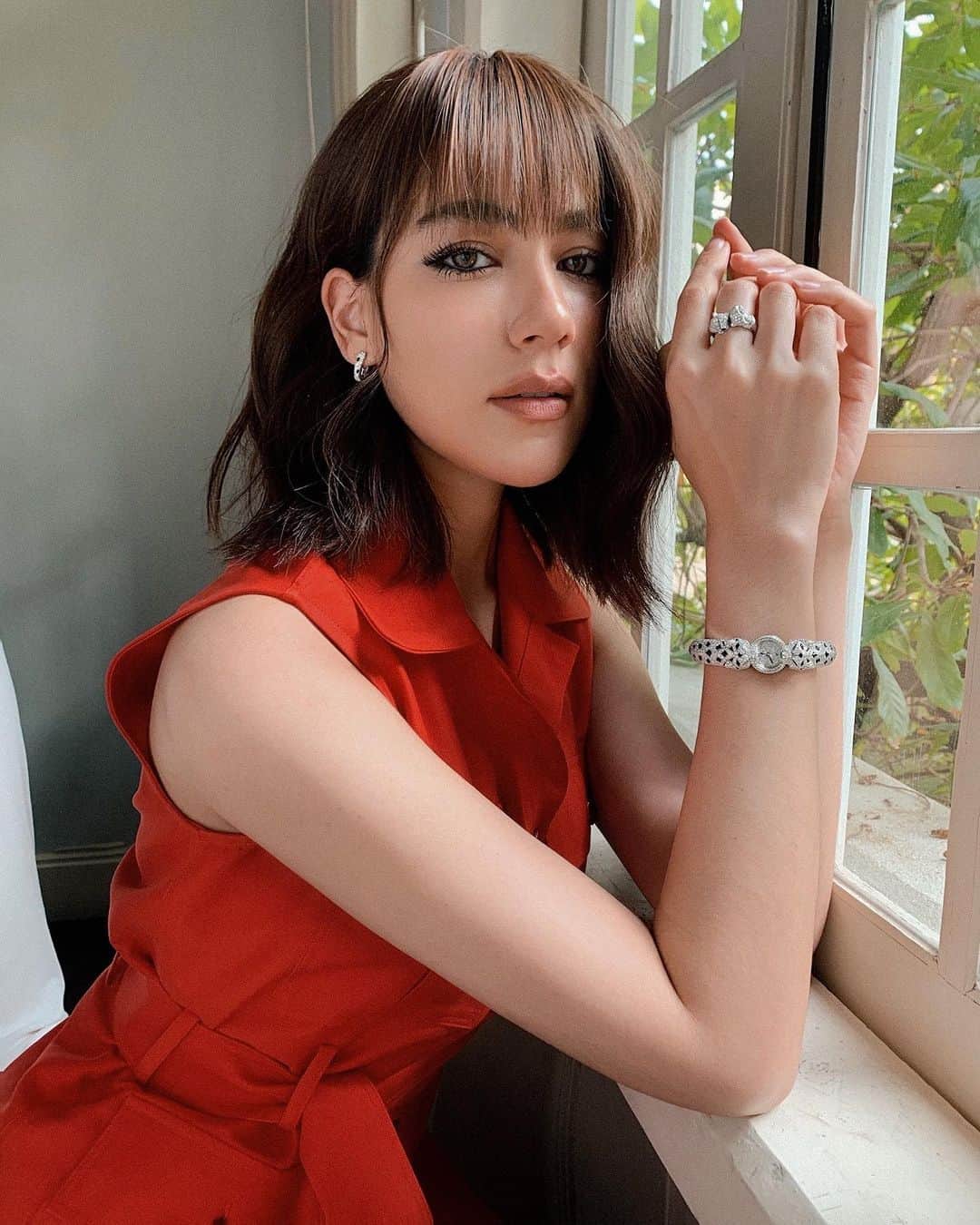 キンバリー・アン・ウォーテマス・ティアムシリのインスタグラム：「One day at a time..🐆 #PanthèredeCartier #Cartier #CartierThailand @Cartier」