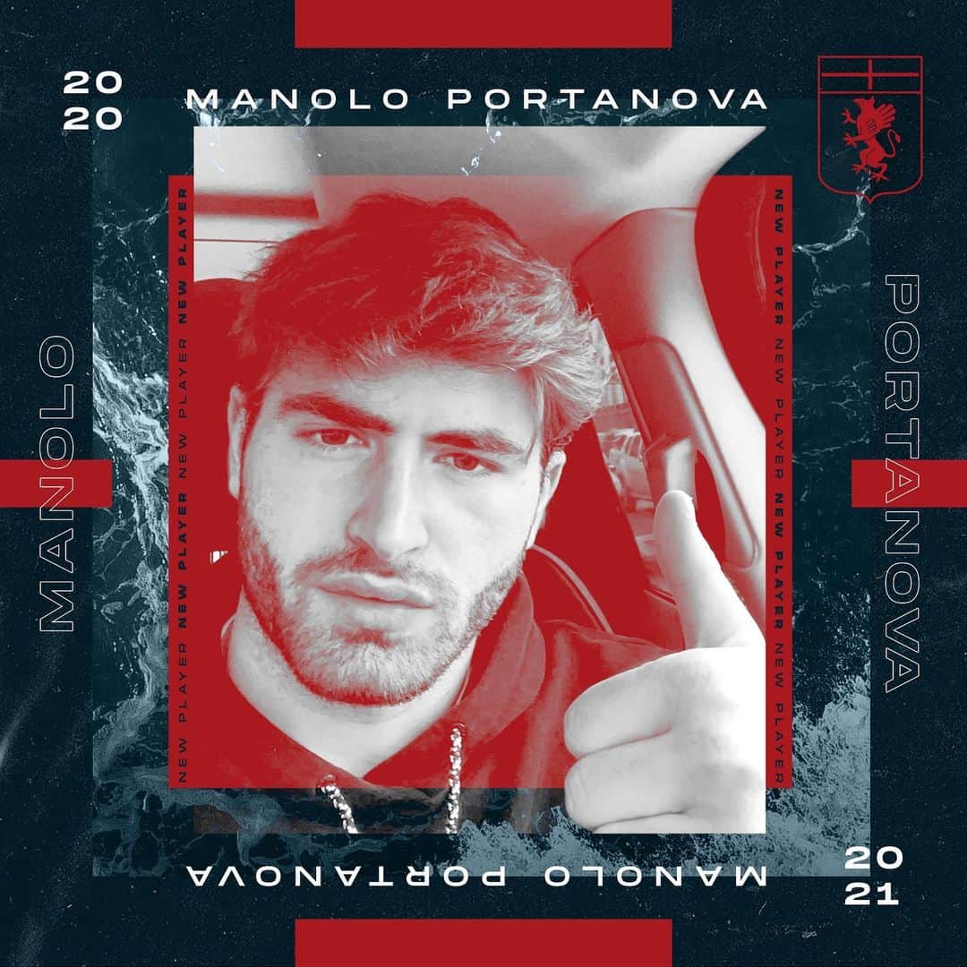 ジェノアCFCさんのインスタグラム写真 - (ジェノアCFCInstagram)「🔴🔵 Manolo @iamportanova è un nuovo giocatore del Genoa.」1月29日 16時33分 - genoacfc