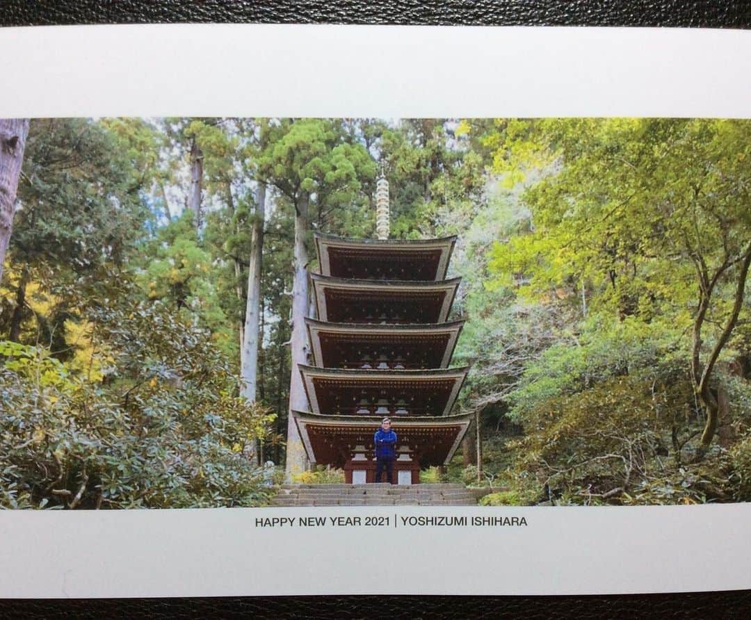 石原良純さんのインスタグラム写真 - (石原良純Instagram)「2021年の年賀状。何かドタバタで、新年のご挨拶も忘れていました。あけまして、おめでとうございます。あっ、もう2月だ。」1月29日 16時55分 - yoyoshizumi