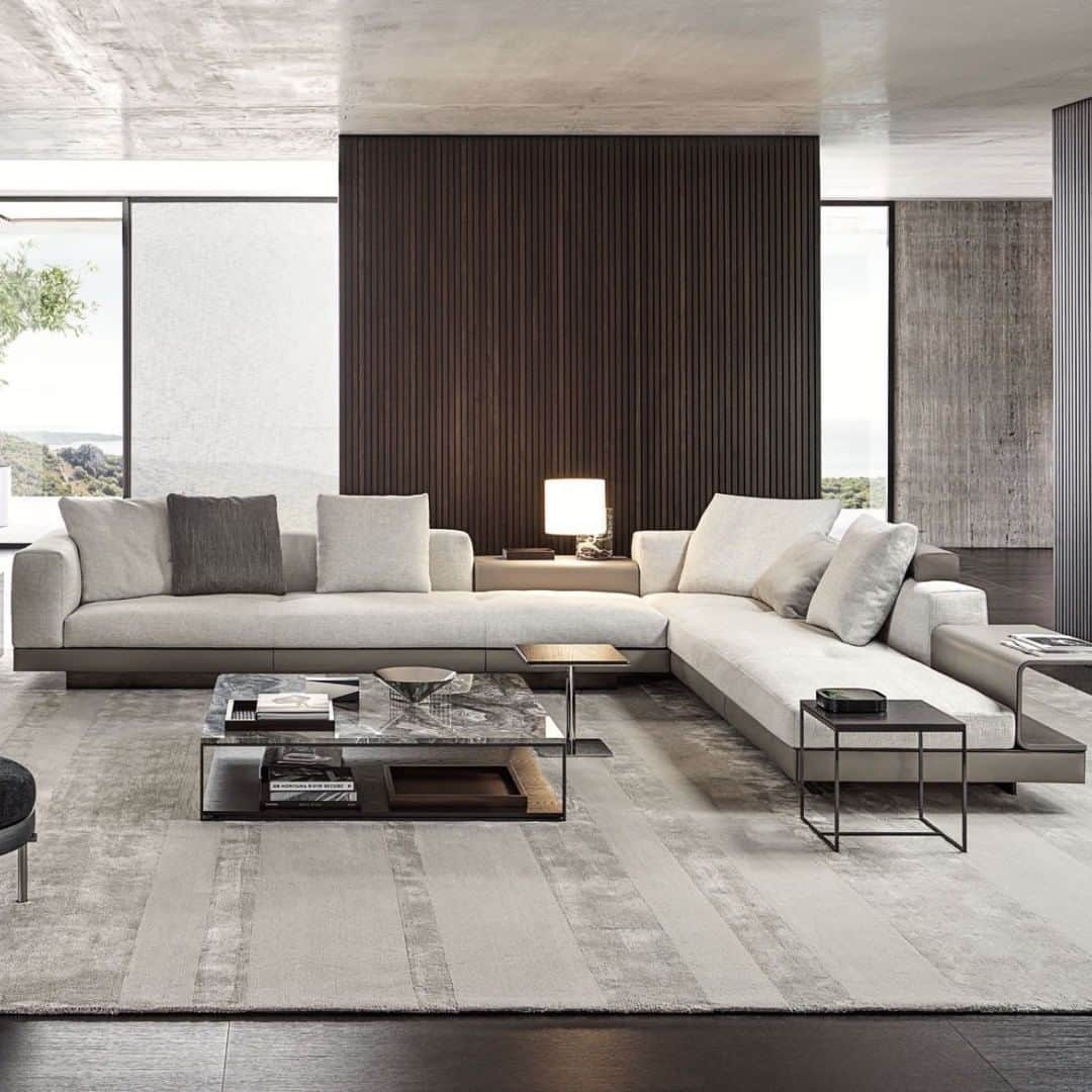 Minotti Londonさんのインスタグラム写真 - (Minotti LondonInstagram)「Maximise the style of your living room with our Connery sofa, an extremely versatile seating system, both in terms of composition and combination of materials.  Tap the link in our bio to see the sophistication of the Connery Sofa.  #interiordesign #minotti #minottilondon #homedecor #interiorstyling #residentialinteriors #furniture #homeinterior」1月29日 17時00分 - minottilondon