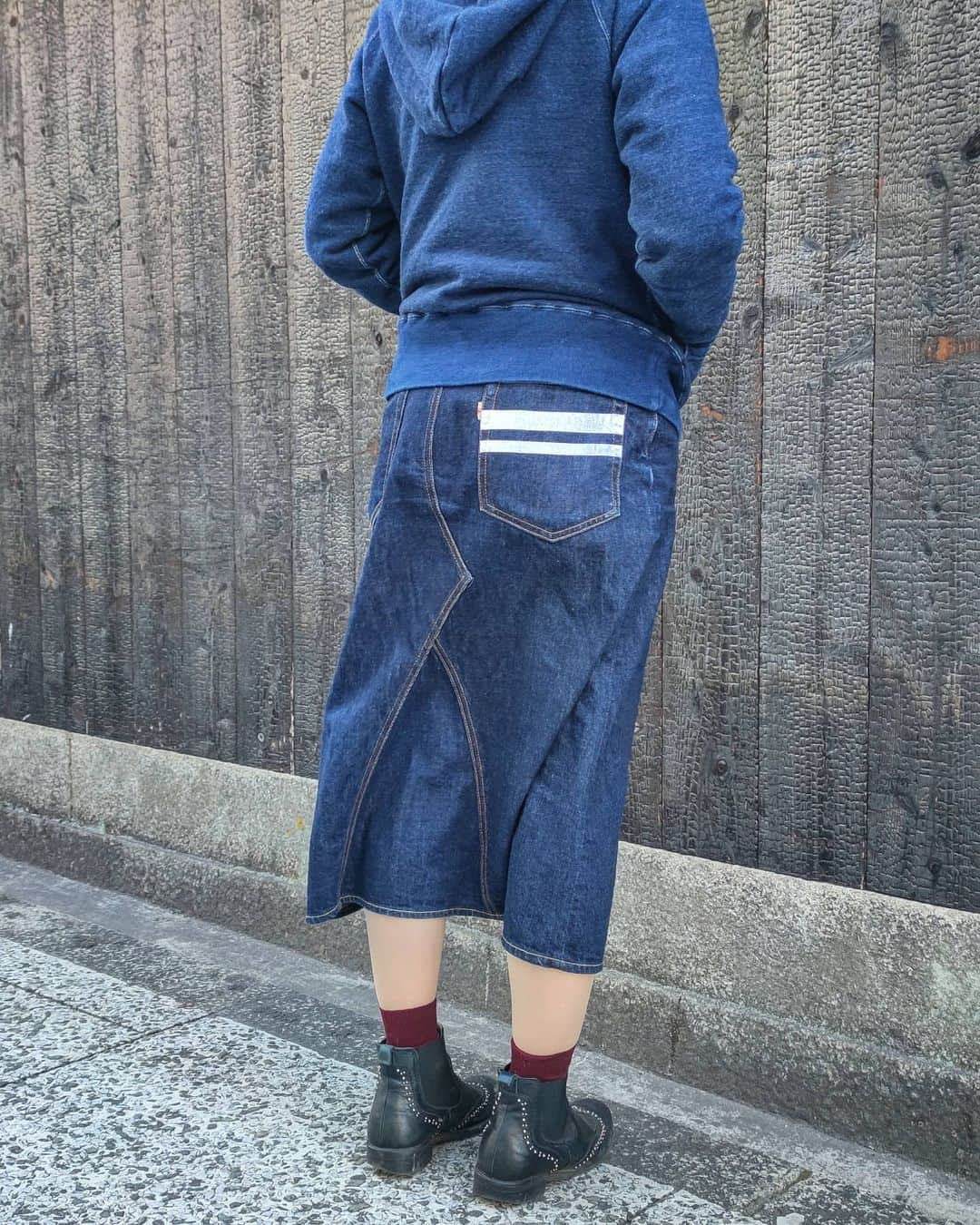 momotarojeansのインスタグラム：「Indigo×Indigo fo women.」