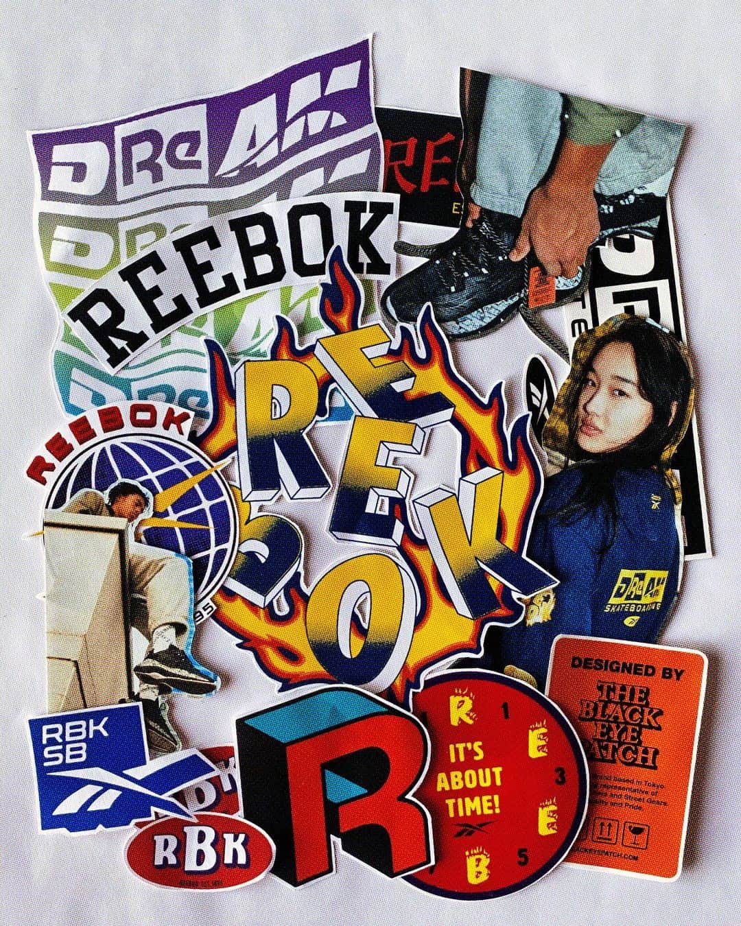 Reebok classic JPのインスタグラム：「東京を代表するファッションブランド「BlackEyePatch」が、90年代のスケートボードカルチャーをテーマにグラフィックを制作した「Reebok DESIGNED by BlackEyePatch」 1月29日（金）発売。 #リーボッククラシック #BlackeyePatch」