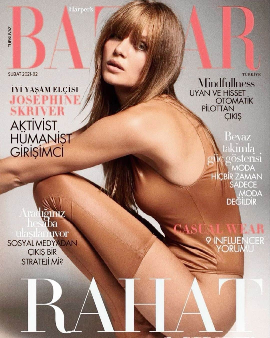 ジョセフィン・スクリヴァーさんのインスタグラム写真 - (ジョセフィン・スクリヴァーInstagram)「Thank you @harpersbazaarturkiye for making me this month’s cover girl!! Shot by @jackwaterlotstudio」1月30日 4時17分 - josephineskriver