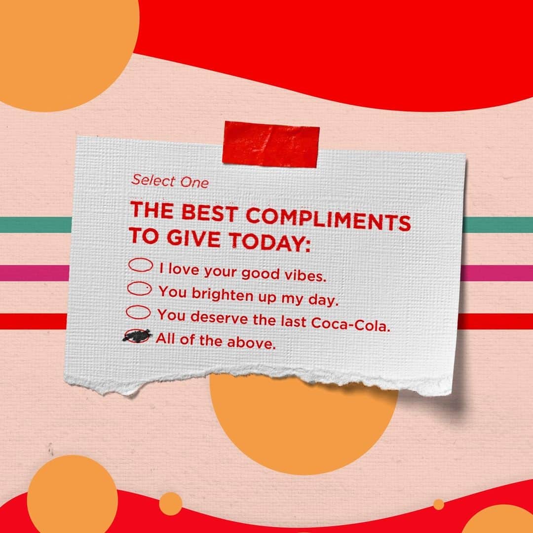 Coca-Colaさんのインスタグラム写真 - (Coca-ColaInstagram)「W̶r̶o̶n̶g̶ right answers only, positive energy only.」1月30日 3時00分 - cocacola