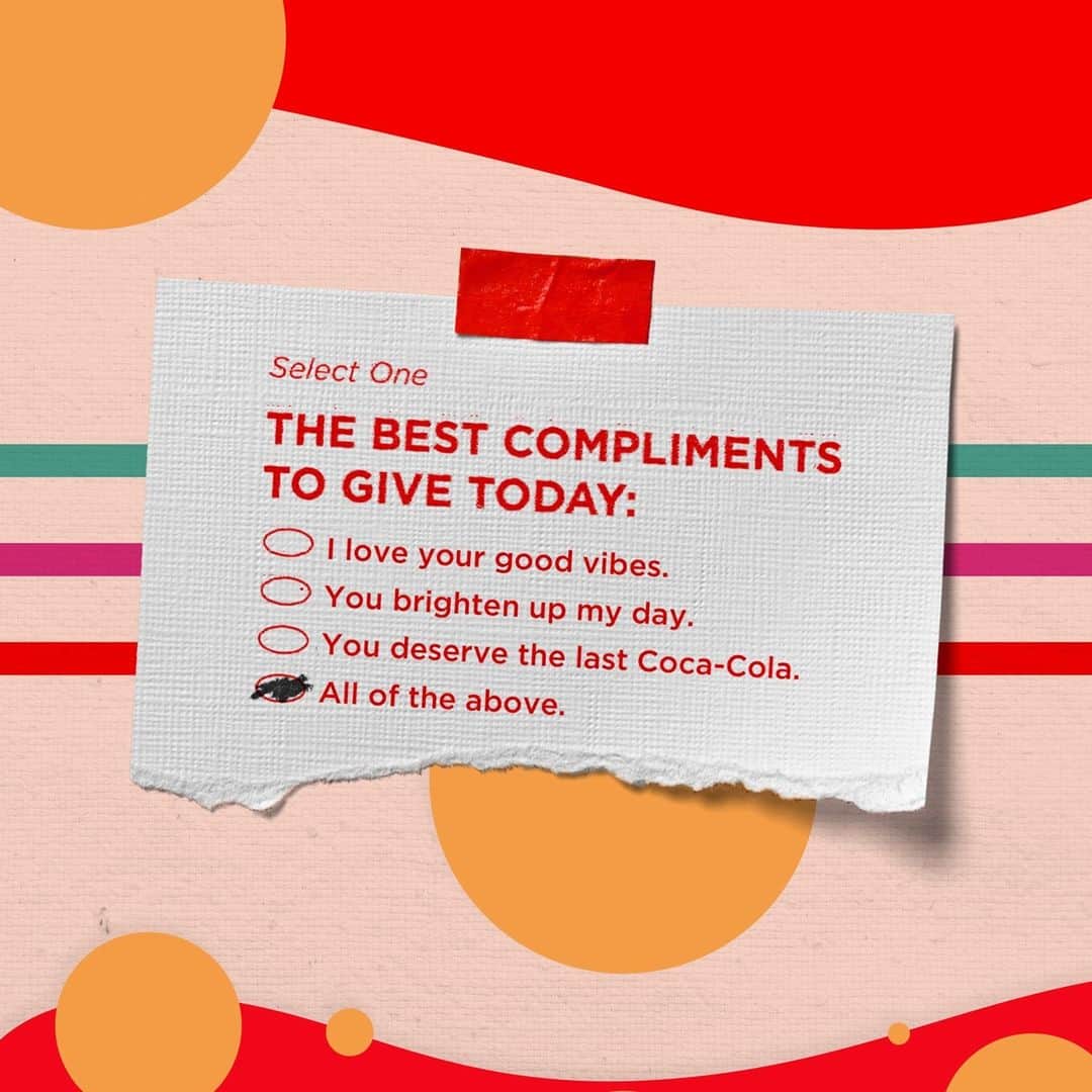 Coca-Colaのインスタグラム：「W̶r̶o̶n̶g̶ right answers only, positive energy only.」