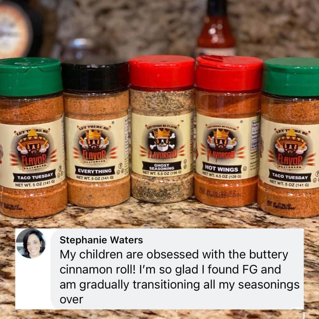 Flavorgod Seasoningsさんのインスタグラム写真 - (Flavorgod SeasoningsInstagram)「Customer review by Stephanie waters!! Thank you ⁠ -⁠ Photo by @arz4usc⁠ -⁠ Add delicious flavors to your meals!⬇️⁠ Click link in the bio -> @flavorgod  www.flavorgod.com⁠ -⁠ Flavor God Seasonings are:⁠ ✅ZERO CALORIES PER SERVING⁠ ✅MADE FRESH⁠ ✅MADE LOCALLY IN US⁠ ✅FREE GIFTS AT CHECKOUT⁠ ✅GLUTEN FREE⁠ ✅#PALEO & #KETO FRIENDLY⁠ -⁠ #food #foodie #flavorgod #seasonings #glutenfree #mealprep #seasonings #breakfast #lunch #dinner #yummy #delicious #foodporn」1月30日 4時01分 - flavorgod