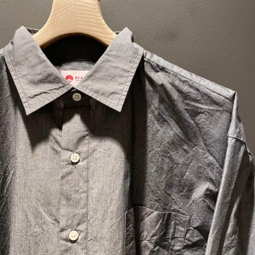 BEAMS JAPANさんのインスタグラム写真 - (BEAMS JAPANInstagram)「＜BEAMS JAPAN ORIGINAL＞ Mens Mini Regular Loose Solid Shirt ¥14,000+TAX Item No.11-11-6671 BEAMS JAPAN 2F ☎︎03-5368-7317 @beams_japan #beams #beamsjapan #beamsjapan2nd Instagram for New Arrivals Blog for Recommended Items」1月29日 19時21分 - beams_japan
