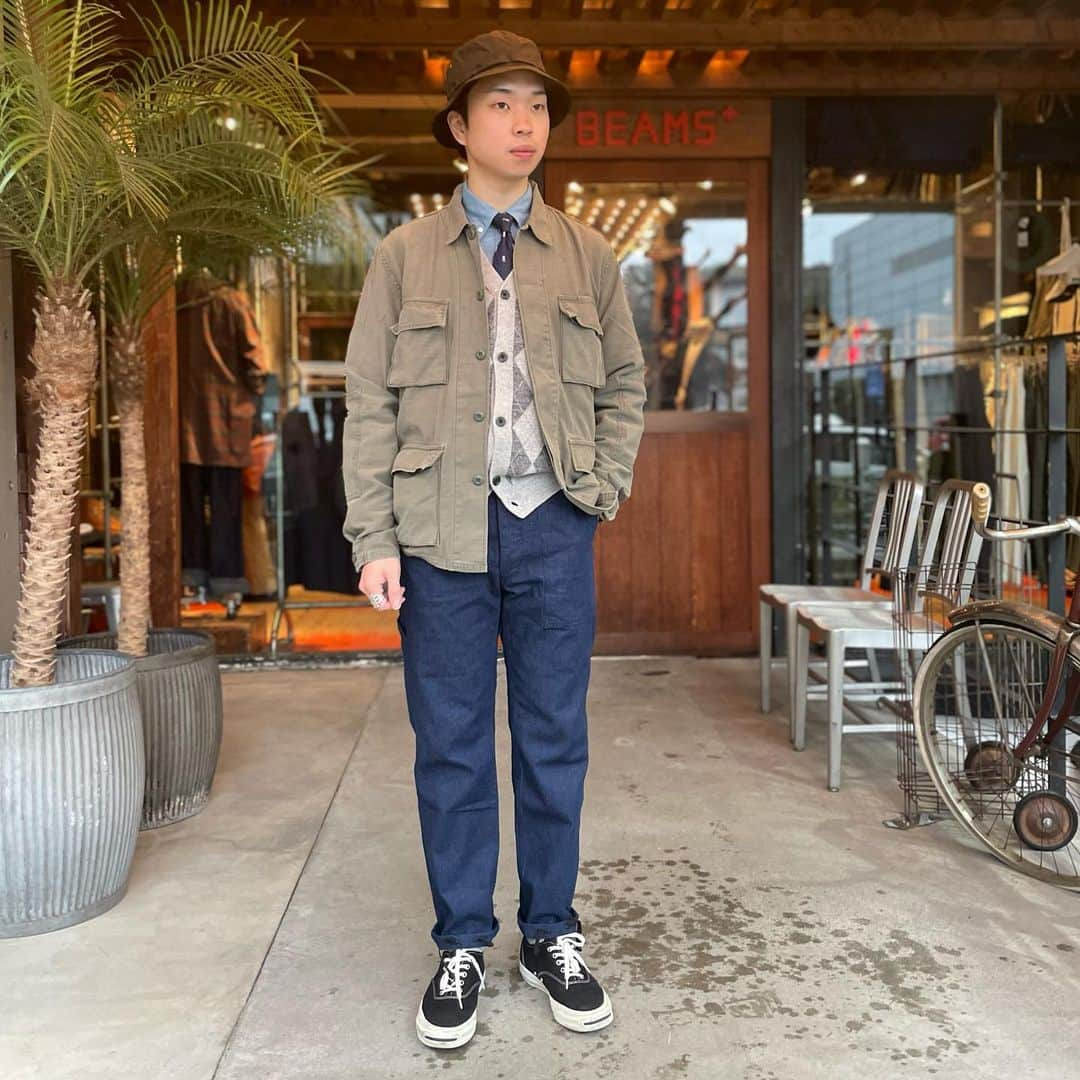 BEAMS+さんのインスタグラム写真 - (BEAMS+Instagram)「. BEAMS PLUS STYLE  ENGINEERED GARMENTS × BEAMS PLUS  #beams #beamsplus #beamsplusharajuku #harajuku #tokyo #glassfieldpants #denim #exclusive #militarypants #militarytrousers #militaryfashion #mensfashion #mensstyle #menswear」1月29日 19時27分 - beams_plus_harajuku