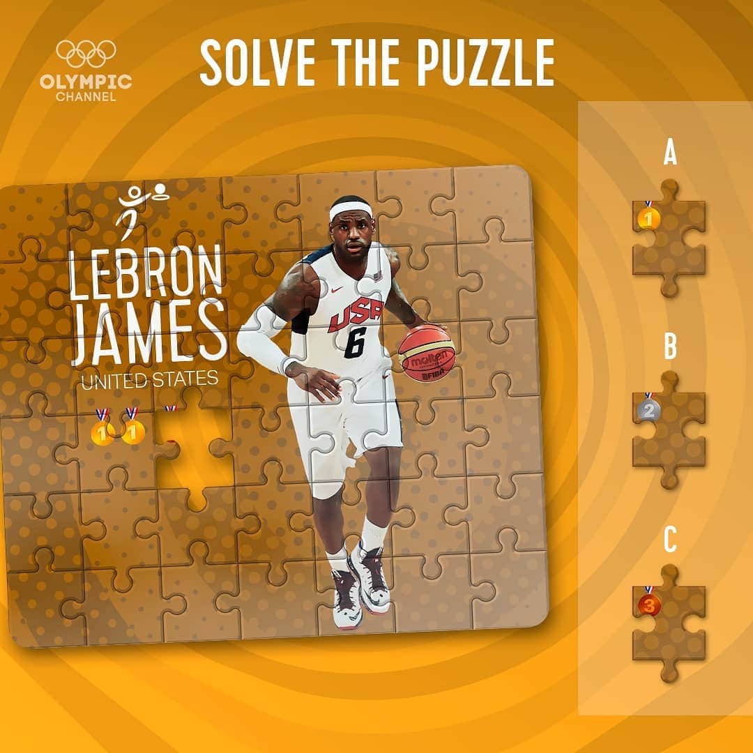 オリンピックチャンネルのインスタグラム：「Nothing like a good puzzle to challenge your sports knowledge. #PuzzleDay」