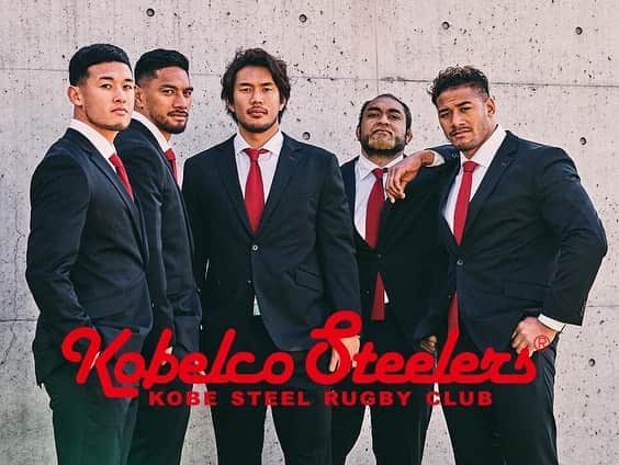 ラファエレ・ティモシーのインスタグラム：「@kobelcosteelers_official 2021 Team Suits by @unbuilt_official  #UNBUILT #takeokikuchi」