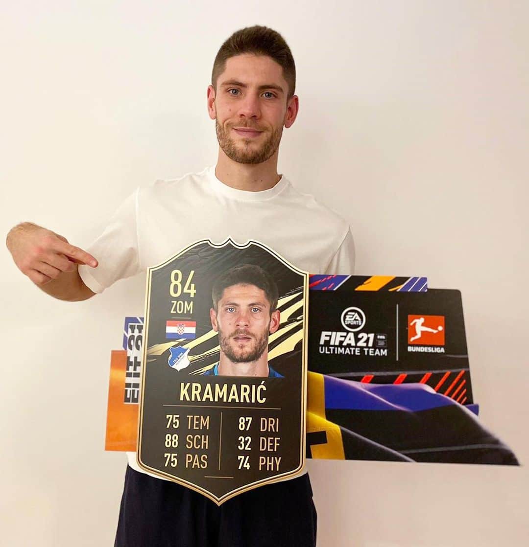 TSG1899ホッフェンハイムさんのインスタグラム写真 - (TSG1899ホッフェンハイムInstagram)「@andrejkramaric + #TOTW = 💙 Congrats, Andrej! 👏 #fut #fifa21 #kramaric #tsg」1月29日 19時53分 - tsghoffenheim