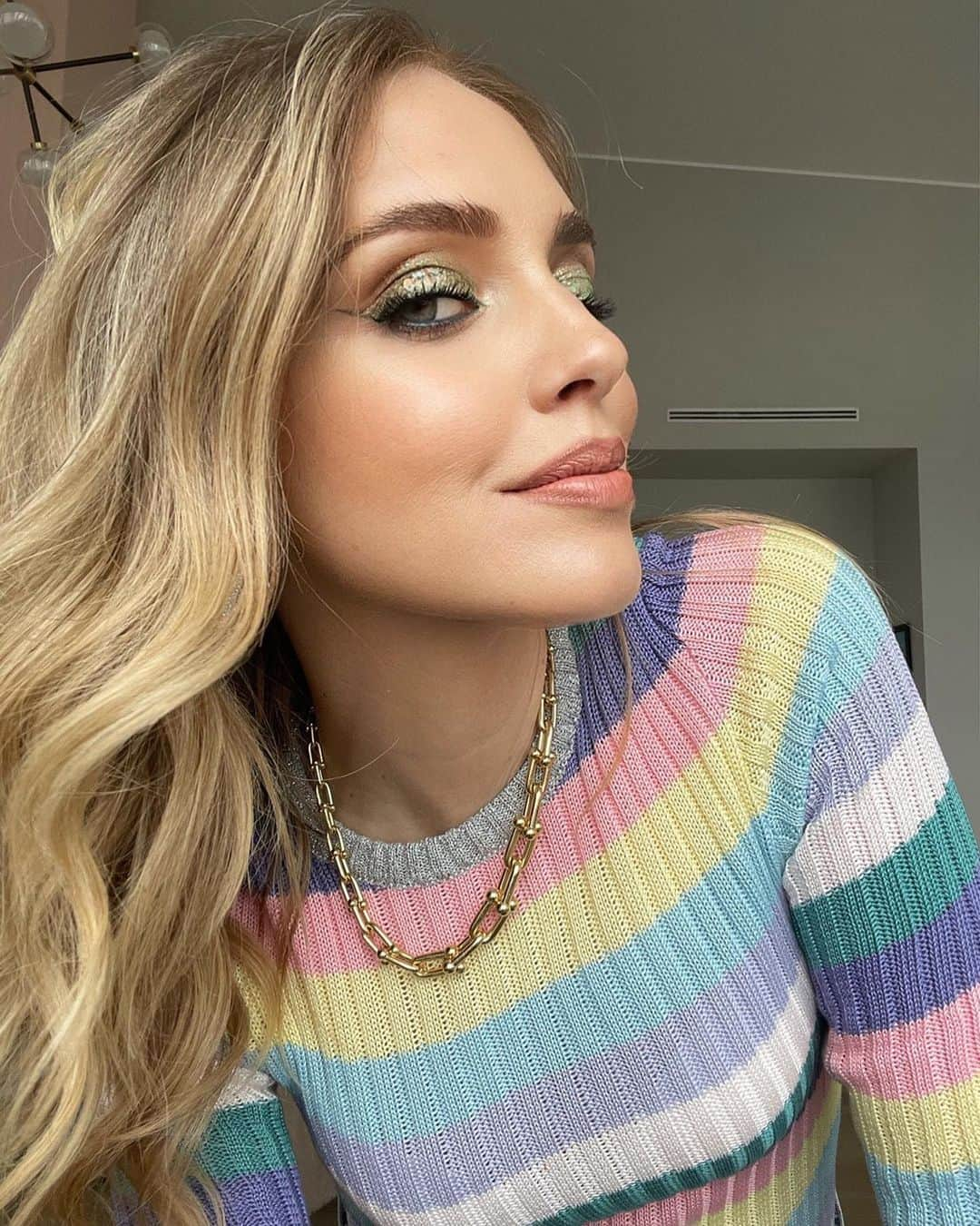 キアラ・フェラーニさんのインスタグラム写真 - (キアラ・フェラーニInstagram)「Today’s Euphoria glam 🤯」1月29日 20時09分 - chiaraferragni