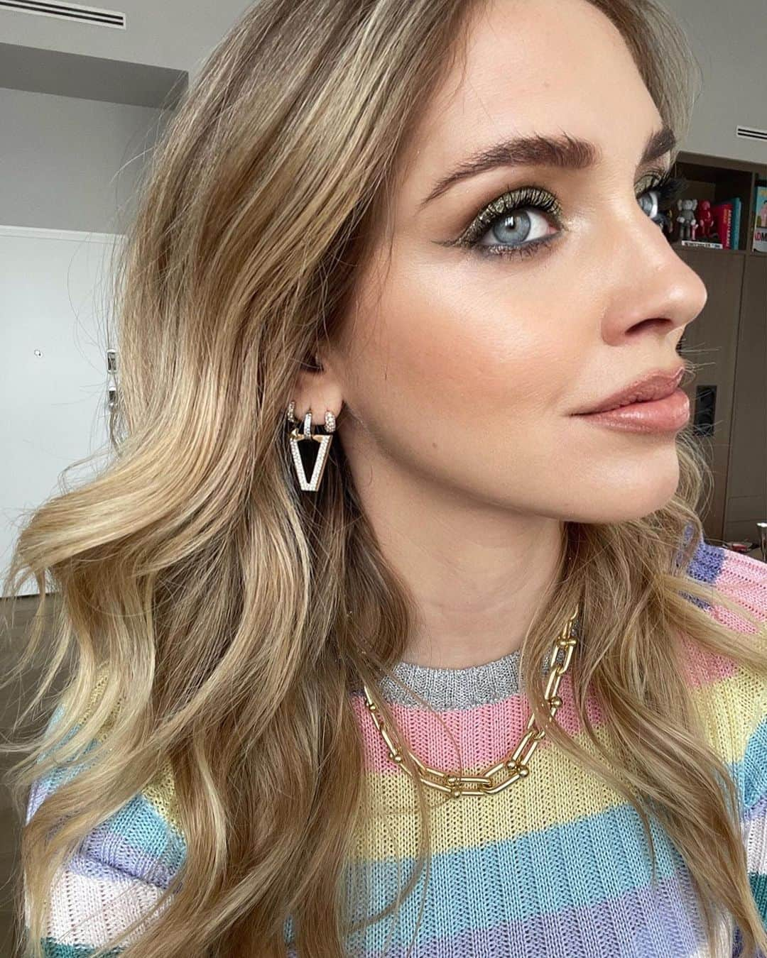 キアラ・フェラーニさんのインスタグラム写真 - (キアラ・フェラーニInstagram)「Today’s Euphoria glam 🤯」1月29日 20時09分 - chiaraferragni