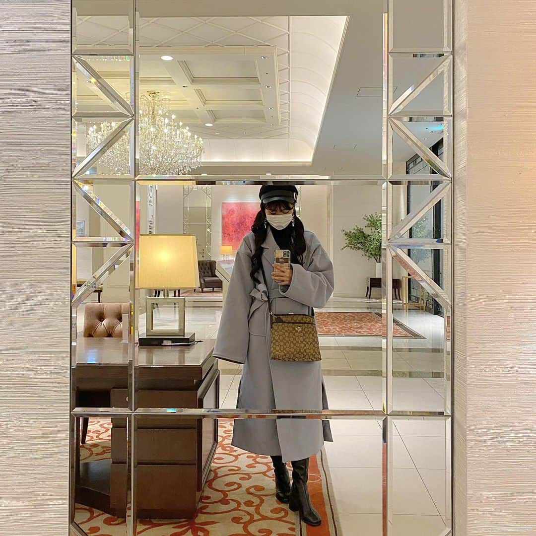 RIiNAのインスタグラム：「激安コート（） . . .」