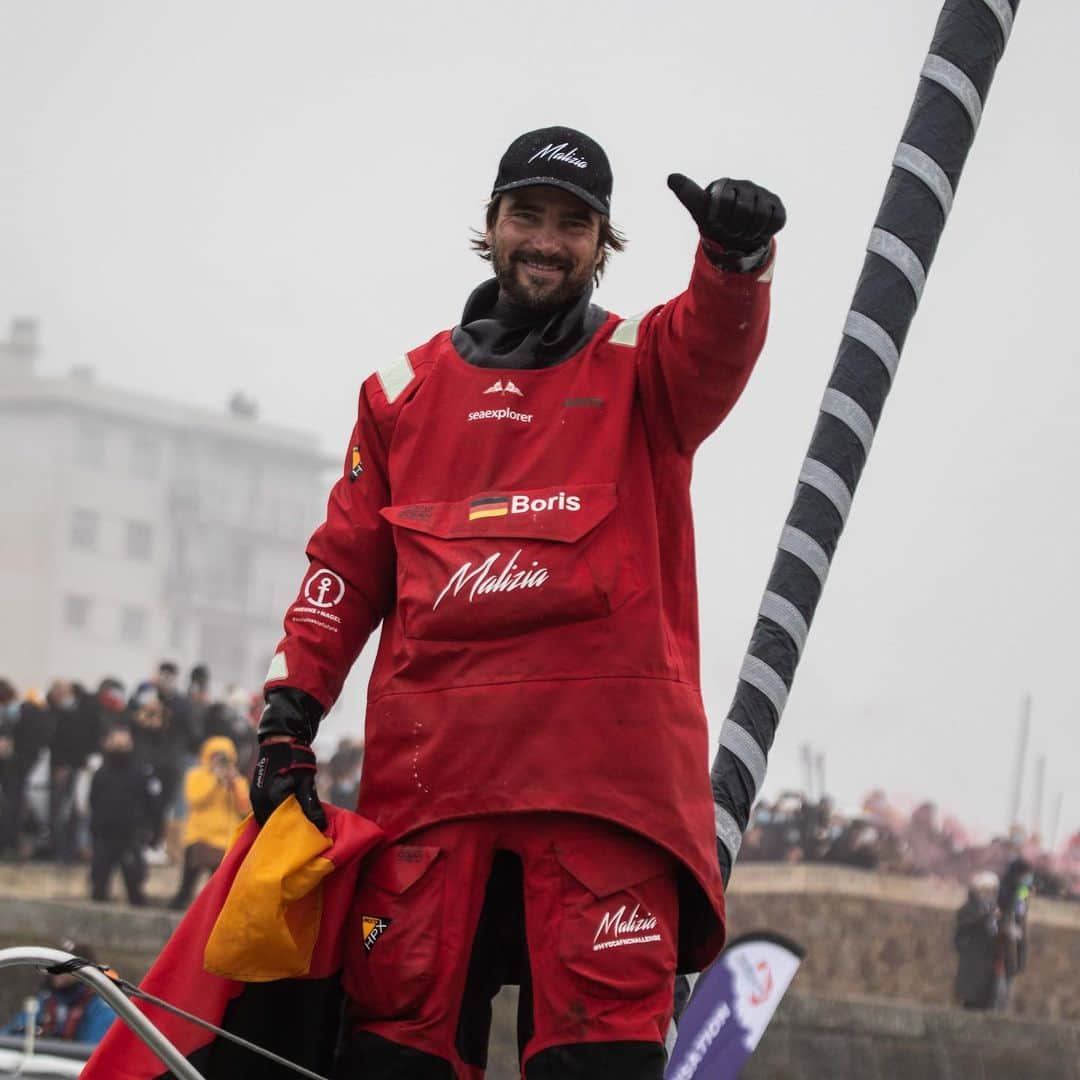 グラスヒュッテさんのインスタグラム写真 - (グラスヒュッテInstagram)「Around the world in 80 days – congratulations @borisherrmannracing    After 80 days, Boris Herrmann has completed the Vendée Globe in 5th place. Yesterday, he arrived in Les Sables d’Olonne, where the race began on November 8, 2020. Glashütte Original congratulates Boris on his outstanding performance and is proud that the SeaQ Panorama Date has reliably accompanied him on his incredible journey.   Image: Courtesy of Martin Keruzoré / Team Malizia   #BorisHerrmann #BorisHerrmannRacing #VendeeGlobe #ARaceWeMustWin #GlashütteOriginal #GlashuetteOriginal #SeaQ #Congratulations #Partnership」1月29日 20時44分 - glashuetteoriginal