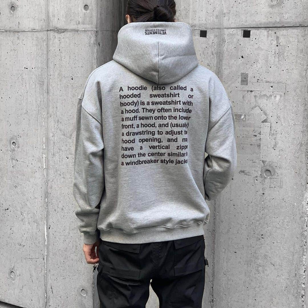 のインスタグラム：「・ ・ ・ New arrival✔️ ss21 @vetements_official  ・ ・ ・ ・ ・ at Shinsaibashi Parco ・ ・ ・ ・ ・  #vetements #AYIN #ss21 #hoodie」