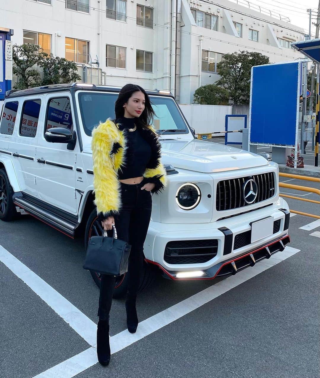 のインスタグラム：「阪神タイガースみたいなヴィンテージシャネルのファー🐯✨90年代？かなw」