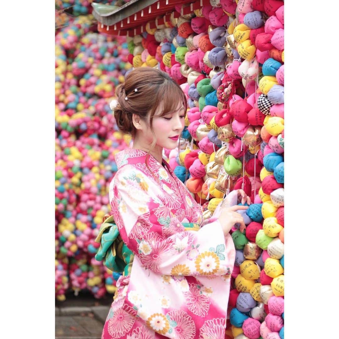 椿あいなのインスタグラム：「・ ・ #八坂庚申堂 #かわいい ・ ・」