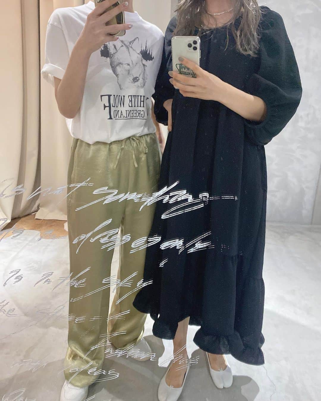 松田 美奈子のインスタグラム：「ストーリーに着画いっぱいアップしてます💕 @minacoro_  @chiakky1105  @merci__jp は質問にもお答えしてますよ☺️  どれにしようかなぁサテンパンツのピンク絶対ほしいな💕 . 今年初のshinzone fair 明日1/30sat. 12時-2/1 mon.まで 路面店 web shop同時スタート🌿 特典もご用意してます💕」