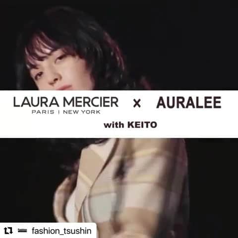 資生堂 のインスタグラム：「. Hair&Makeup by @_rxxexx1_ (松井 怜)  #Repost @fashion_tsushin  ・・・ 【Beauty Moment】  ヘアメイクの力で新たな美が誕生する瞬間を伝えるコーナー、「Beauty Moment」。  今回は、私らしさを生かし、 個人を賞賛したメイクを提案する「ローラ・メルシエ」を特集。  モデルを務めるのは雑誌やコレクションなど多岐にわたる活躍を見せるKEITO。 彼女が身に纏うのは、「上質で洗練された洋服」がコンセプトの「オーラリー」。  資生堂ヘアメイクアップアーティストの松井怜が、「ベーシックだけど新しい」をテーマに目もとにフォーカスしたメイクを提案する。  ※こちらは新型コロナウイルス対策をしながら撮影しました。  12MAKEUP LESSON ● 肌 プライマーとファンデーションを使い、薄づきでうるおいと血色感の残る 肌に仕上げる。  ● 目もと アイカラーを２往復ぐらいまぶたに塗り、ブラシを使ってアイホール全体にぼかし広げる。  ブラシにアイカラーを取り、 目尻の３分の１からラインを引くように描く。  ● ほお チークは骨格を起こすように 内側から外側に向かって優しくぼかし広げる。  ● 口もと リップを直接中央から広げて輪郭をなぞる。  【使用商品】 ● 肌 LAURA MERCIERピュア キャンバス パワー プライマー スーパーチャージド エッセンス https://www.shiseido.co.jp/sw/c/products/SWFG070410.seam?shohin_pl_c_cd=E88101&online_shohin_ctlg_kbn=1  LAURA MERCIERフローレス ルミエール ラディアンス パーフェクティング クッション https://www.lauramercierjapan.com/flrp-cushion-lp-202002.html  ● 目もと LAURA MERCIERキャビアスティック アイカラー 24 GINGER LAURA MERCIERキャビアスティック アイカラー 31 INTENSE MOONLIGHT https://www.lauramercierjapan.com/キャビアスティック-アイカラー-prod450002.html  ● ほお LAURA MERCIERブラッシュ カラー インフュージョン 04 GINGER https://www.lauramercierjapan.com/ブラッシュ-カラー-インフュージョン-prod12702098.html  ● ⼝もと LAURA MERCIERルージュ エッセンシャル シルキー クリーム リップスティック 04 BRUN PÂLE https://www.lauramercierjapan.com/ルージュ-エッセンシャル-シルキー-クリーム-リップスティック-prod12704667.html  ● ブランド AURALEE https://auralee.jp  【ファッション通信】 BSテレビ東京にて毎週土曜夜11時放送中 Instagram：https://www.instagram.com/fashion_tsushin/ Facebook：https://www.facebook.com/fashiontsushin/ Twitter：https://twitter.com/fashion_tsushin ぜひフォローをお願いします！  @journaldelm  @lauramercier  @shiseido_hma  @auralee_tokyo  @keito_1214」