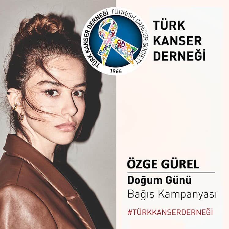 Ozge Gurelのインスタグラム：「Sevgili dostlarım  5 Şubat benim doğumgünüm. Yıllardır sevginizle beni sarmaladınız hep yanımda oldunuz ve hediyeleriniz hep iyiliğe güzelliğe dönüştü.Bunun için çok teşekkür ederim. Bu yıl da sizden dileğim aynı, hep birlikte profilimdeki linkten @turkkanserdernegi derneğine destek olalım.Tek bir gülümsemeye sebep olursak benim için en güzel hediye olur, biliyorum ki sizin içinde. Hepinizi çok seviyorum, iyi ki birlikteyiz❤️」