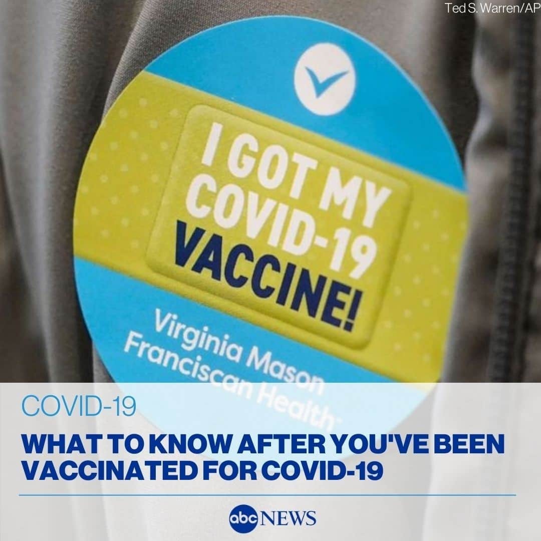 ABC Newsさんのインスタグラム写真 - (ABC NewsInstagram)「What to know after you've been vaccinated for COVID-19: Experts say the return to normalcy will be slow. MORE AT LINK IN BIO⁠」1月29日 22時41分 - abcnews