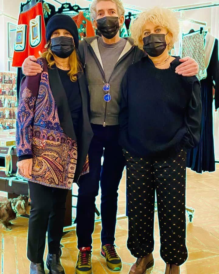 のインスタグラム：「Always friendliest appointments with our friends , the masquered @nathsamsonfried and @patricia_stadda from Paris designers store @brandbazar for the mimi Liberté prefall collection #mimiliberté #michelklein #prefall #pf2021 #pfw #virtualshowroom」