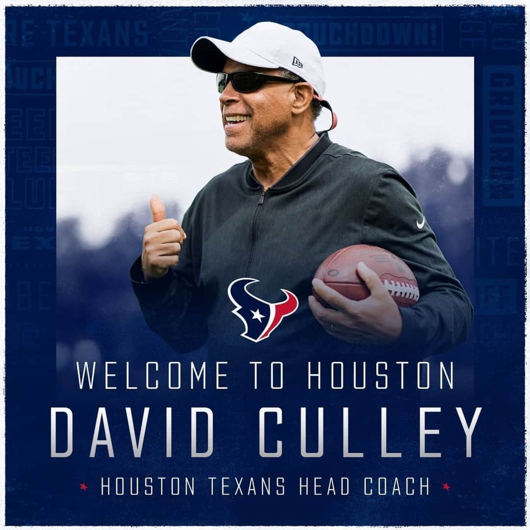 ヒューストン・テキサンズさんのインスタグラム写真 - (ヒューストン・テキサンズInstagram)「Introducing the fourth head coach in #Texans history, David Culley!  #WeAreTexans」1月29日 23時13分 - houstontexans