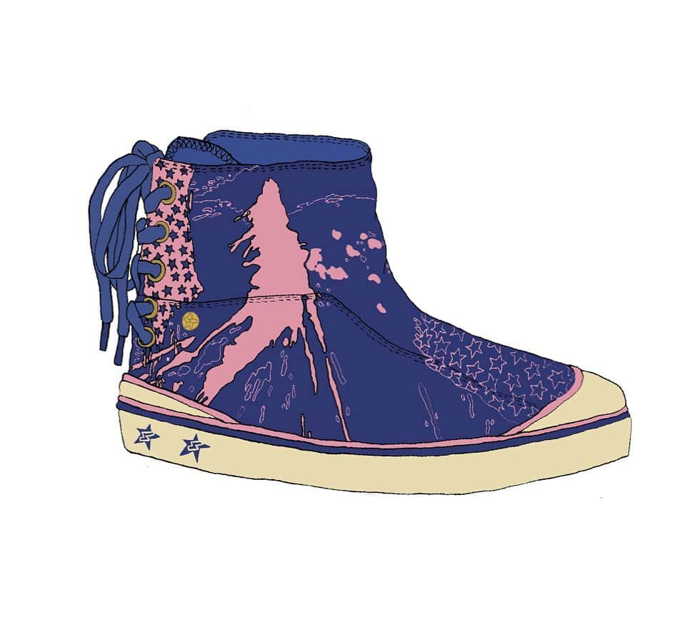 ザッキーシャリフさんのインスタグラム写真 - (ザッキーシャリフInstagram)「Anyone remember when I made sneakers? 💙💖 #ZakeeShariffVintage」1月29日 23時38分 - zakeeshariff