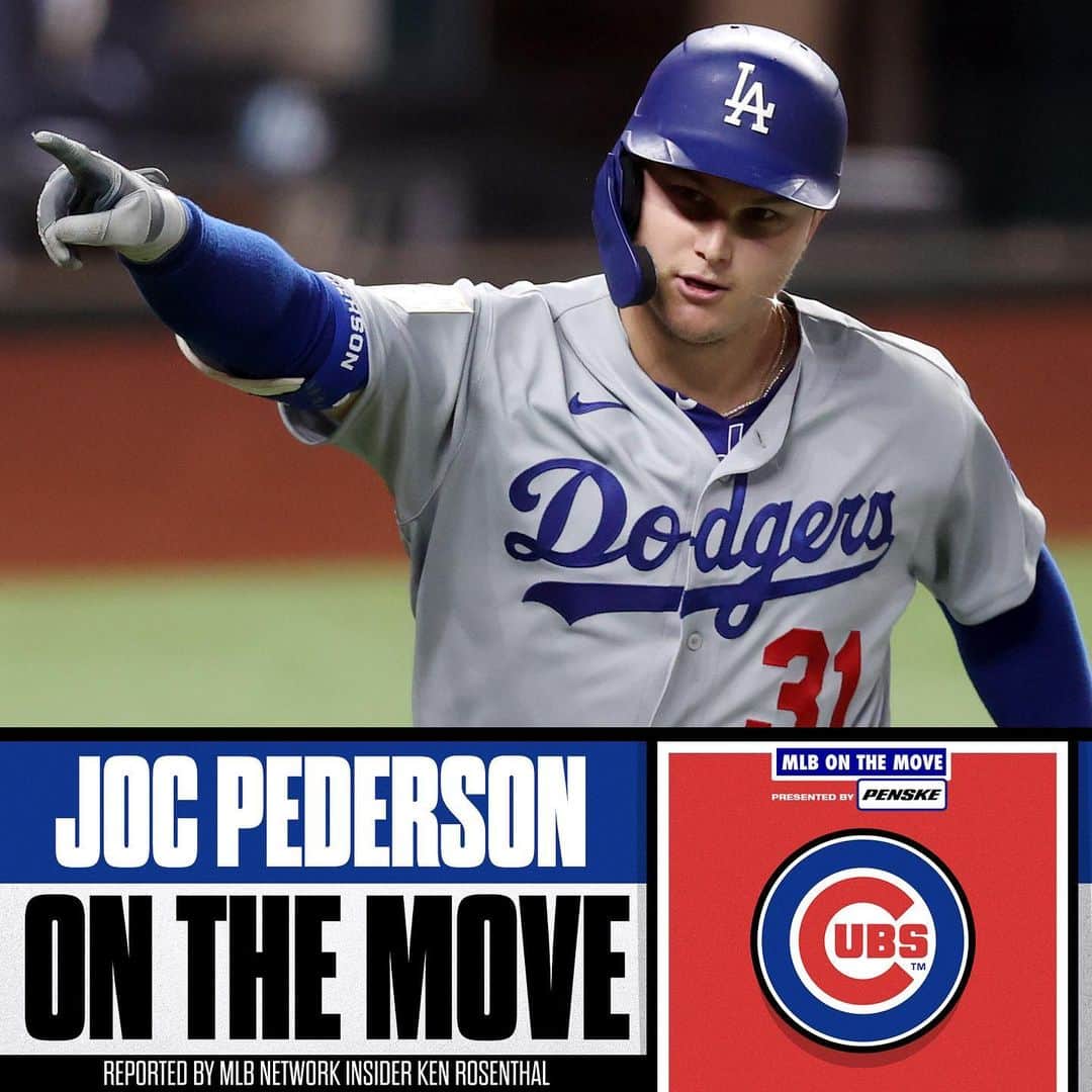 MLBさんのインスタグラム写真 - (MLBInstagram)「It's goin' down in Wrigleyville.  OF Joc Pederson has reportedly agreed to a 1-year, $7 million deal with the Cubs, per Ken Rosenthal.」1月29日 23時51分 - mlb