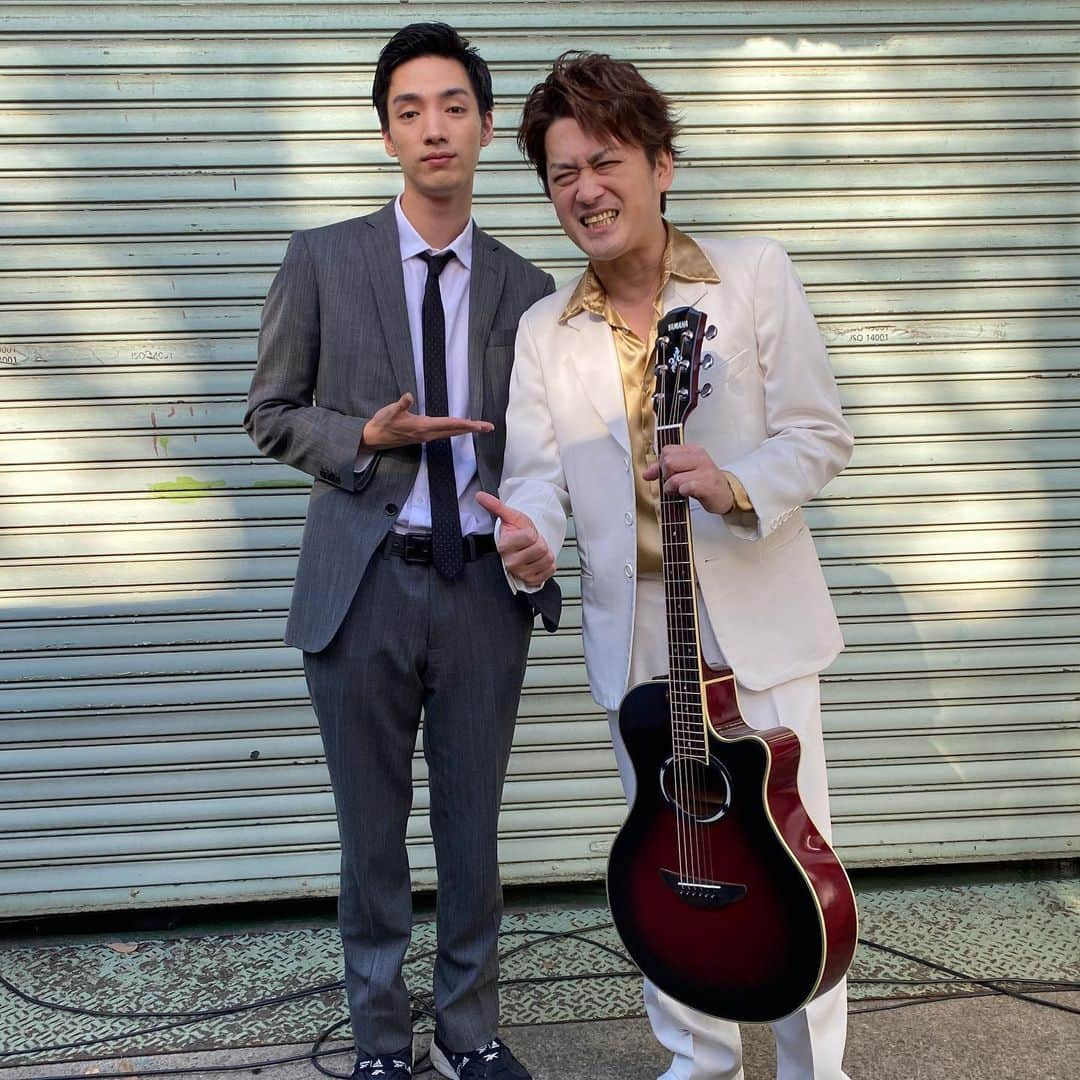 清水尋也のインスタグラム：「. . With AMEMIYAサン🔥 アノニマチュ1話ゲスト、大感謝デス！！ . #アノニマチュ」