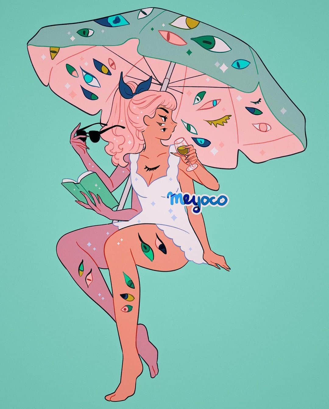 meyocoさんのインスタグラム写真 - (meyocoInstagram)「☂️☔️☂️」1月30日 1時44分 - meyoco