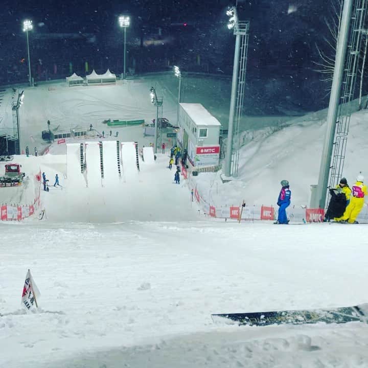 のインスタグラム：「Freestyle ski Aerials World cup Minsk🇧🇾training day3 #jester18pro #Aerials #gymnastic #minsk #GaiasJapan」