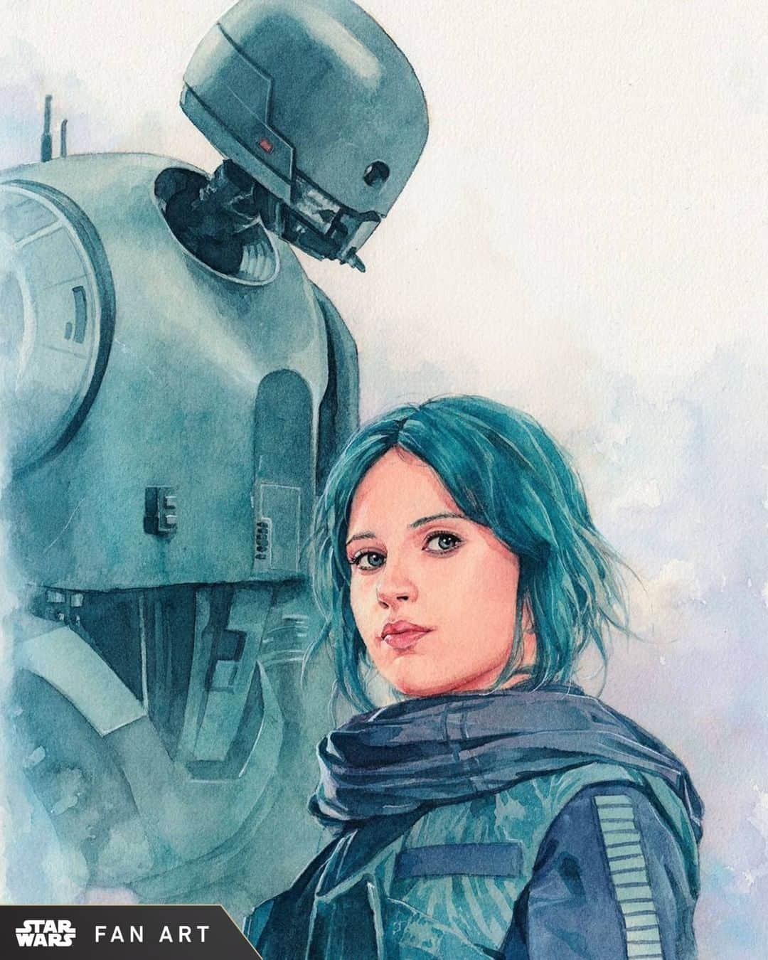 スター・ウォーズさんのインスタグラム写真 - (スター・ウォーズInstagram)「Two of our favorite rebels painted by @hectortrunnec.」1月30日 2時03分 - starwars