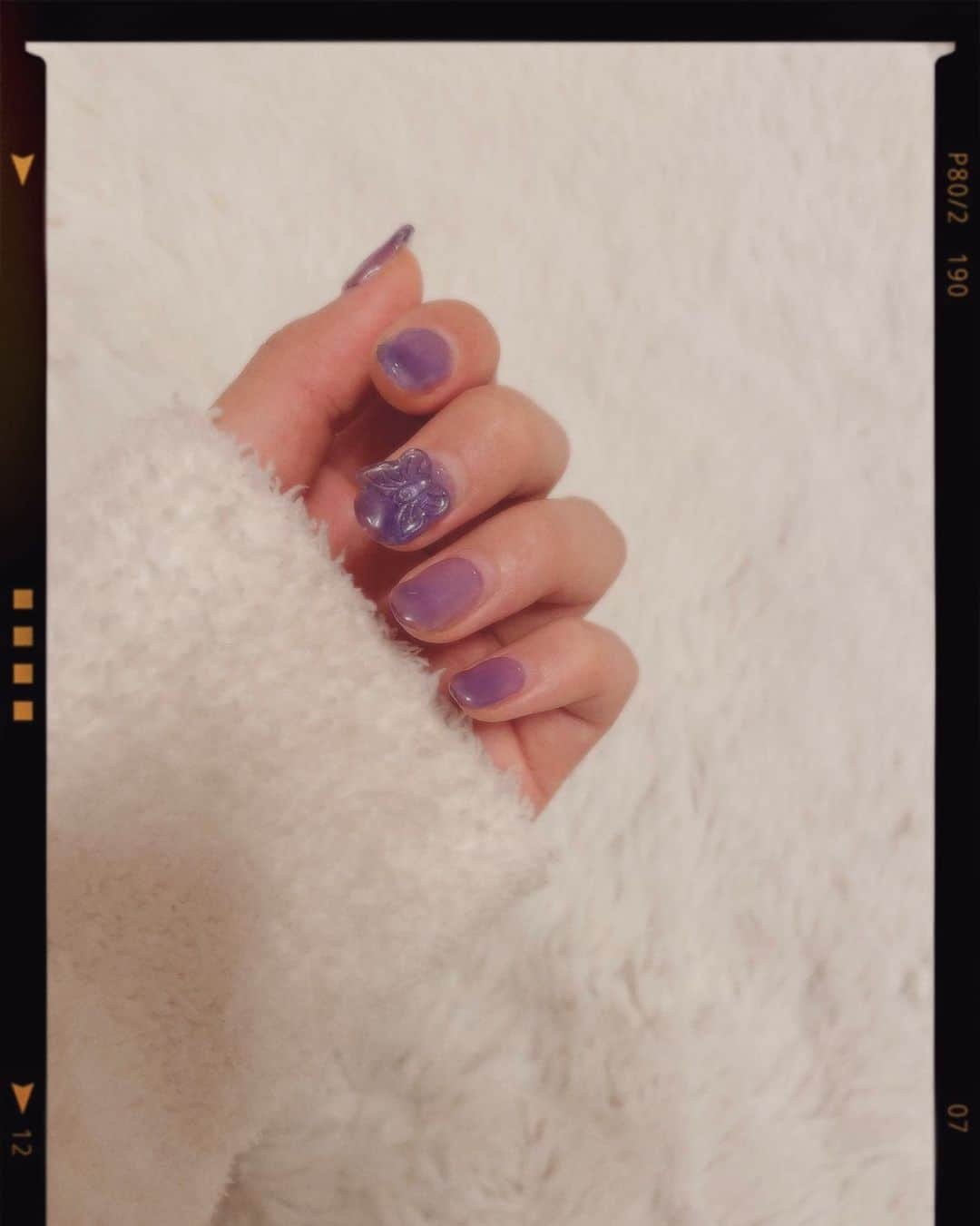 道江幸子さんのインスタグラム写真 - (道江幸子Instagram)「💜﻿ ﻿ ﻿ ﻿ ﻿ ﻿ ﻿ ﻿ #ネイル #ネイルデザイン #ネイルケア #nail #nailart #naildesign #nailstagram #パープルカラー #パープルネイル #purple #purplenails #ねいる #ねいるデザイン #ねいるあーと #蝶々ネイル #蝶 #紫 #紫ネイル #透け感カラー #透け感ネイル #透け感 #💜 #art #アート #アートネイル」1月30日 12時41分 - sachiko_michie