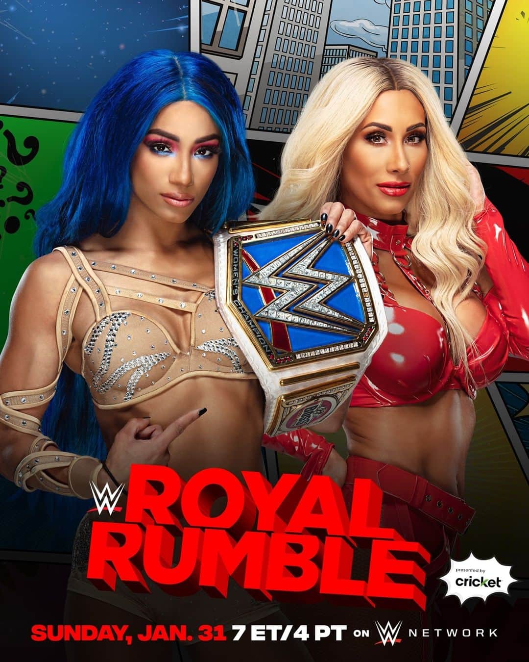 WWEさんのインスタグラム写真 - (WWEInstagram)「@sashabankswwe and @carmellawwe are set to collide at #RoyalRumble!」1月30日 13時10分 - wwe