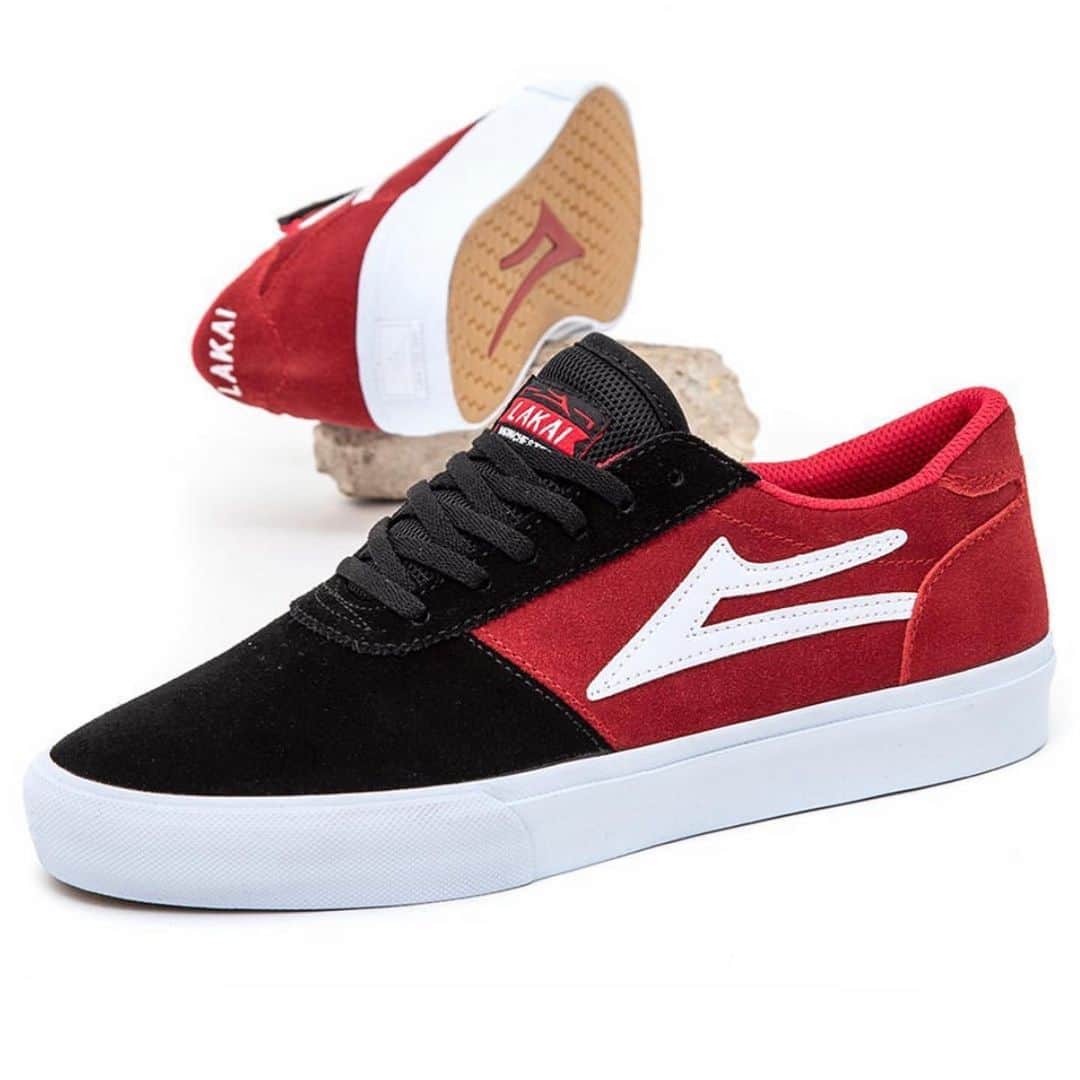 のインスタグラム：「@upriseskateshop 🤝 Manchester in Red/Black and Cambridge in Light Grey/Gum Support your local skate shop! #Lakai #TheShoesWeSkate」
