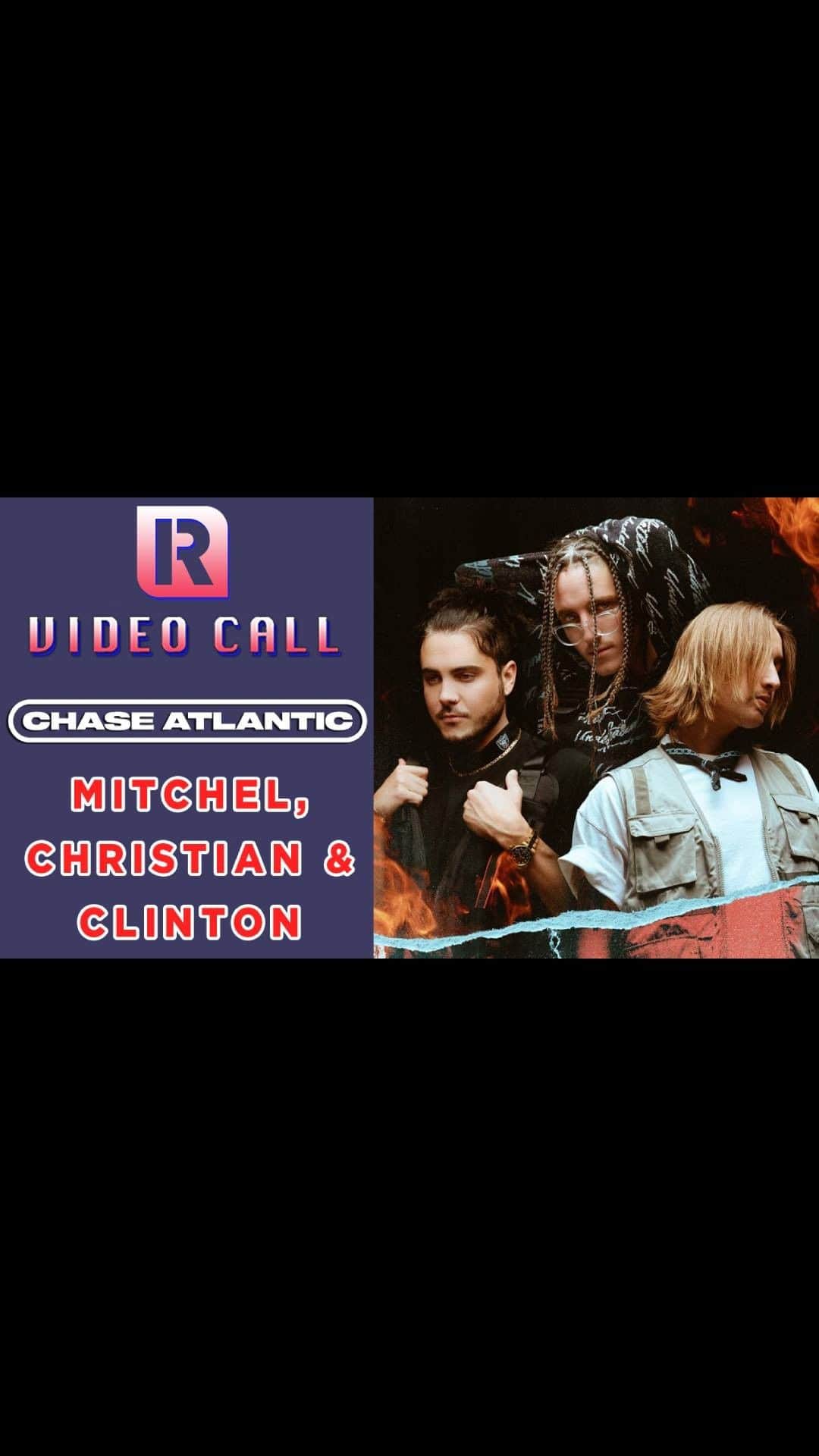 Rock Soundのインスタグラム：「We're chatting to our new cover stars Chase Atlantic in today's Video Call.   Head over to YouTube to check out the full interview!」