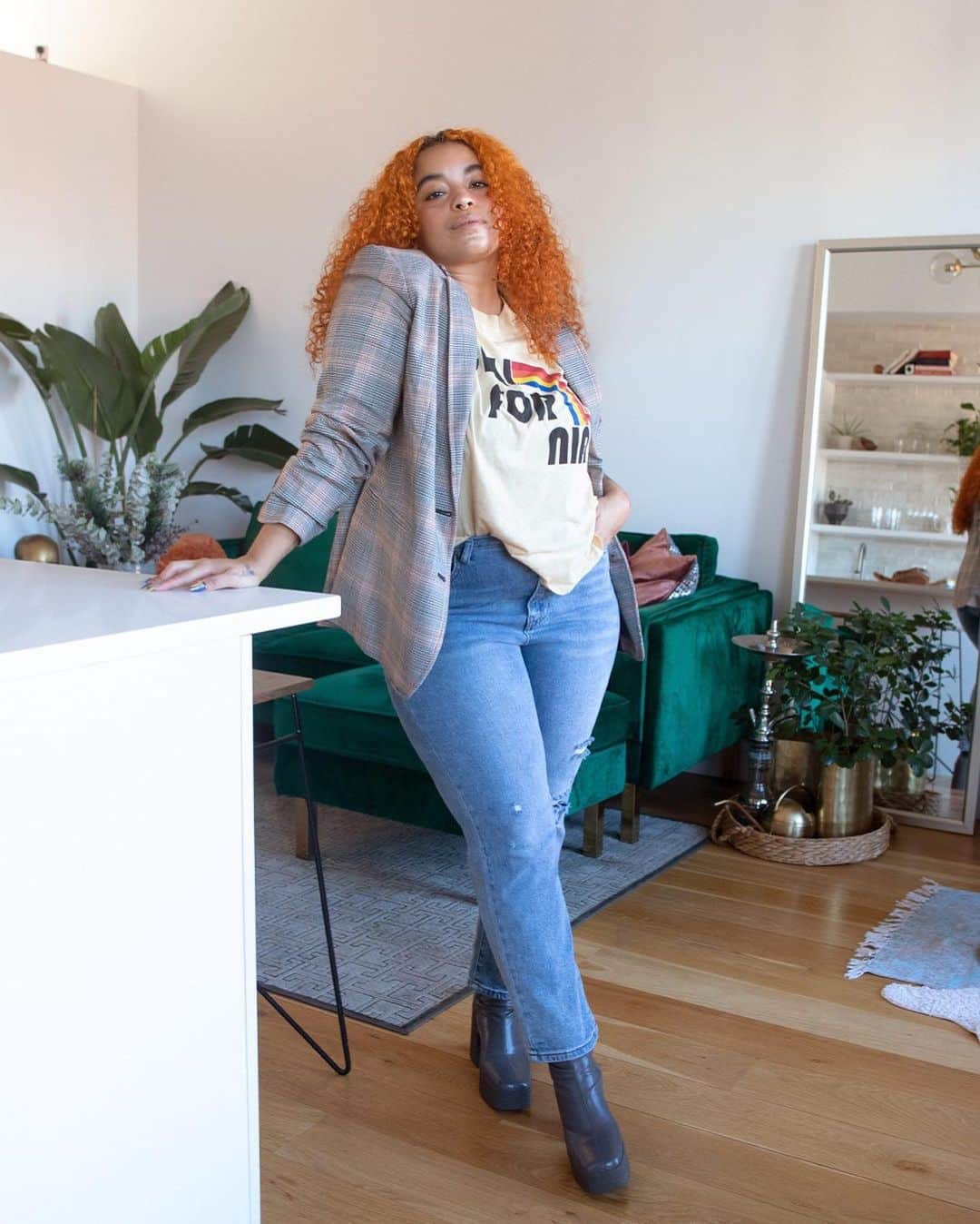 Nordstromさんのインスタグラム写真 - (NordstromInstagram)「BP. Denim looks good on you, @verooobonilla! Swipe to see how the fashion and lifestyle blogger styles our new Nordstrom Made sustainable denim line in three different but equally fashionable looks—we can't choose a favorite! Shop these outfits and more at the link in bio. #stayNspired」1月30日 5時16分 - nordstrom