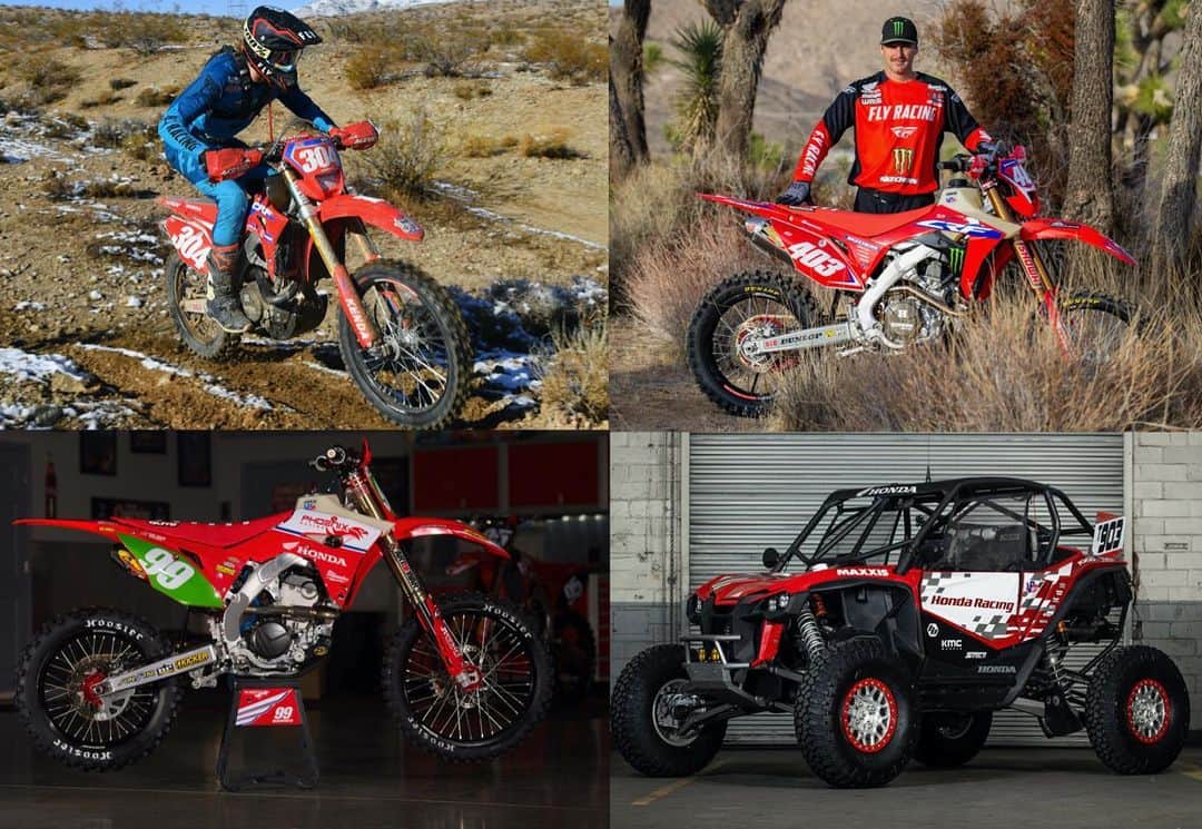 Honda Powersports USさんのインスタグラム写真 - (Honda Powersports USInstagram)「American Honda today announced its lineup of Off-Road race teams for the 2021 season. @jcrhonda and @slr_honda are campaigning a number of series in the Western U.S., with SLR also looking to continue its dominance in Baja. @phxracinghonda will compete in the GNCC series, and in side-by-side racing, @hondaoffroadracing is campaigning the Talon 1000R in a number of events across multiple series, using a rotating roster of specialist drivers. As before, Baja legend @johnnycampbell11x is serving as Off-Road Coordinator for Honda's off-road program. #RideRed」1月30日 5時36分 - honda_powersports_us