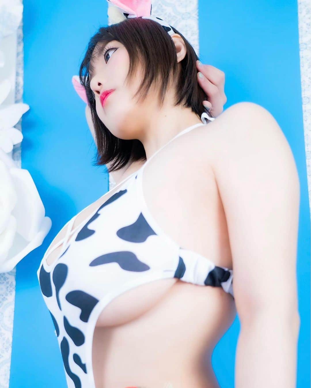 澁谷果歩さんのインスタグラム写真 - (澁谷果歩Instagram)「Got milk!  今年モーよろしく🐮」1月30日 5時45分 - shibukaho