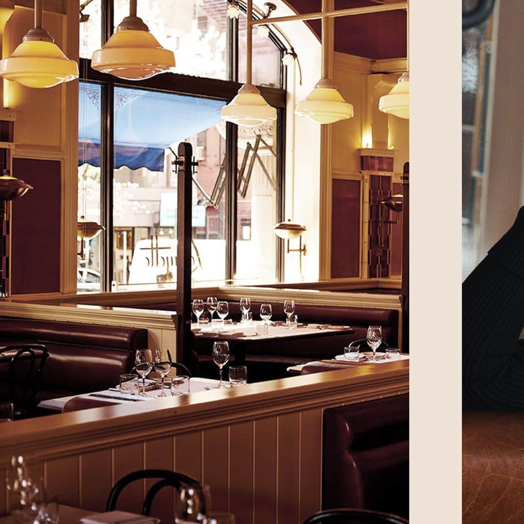 デビッドヤーマンのインスタグラム：「My New York. The perfect table at one of our favorite downtown cafés. #DavidYurman」