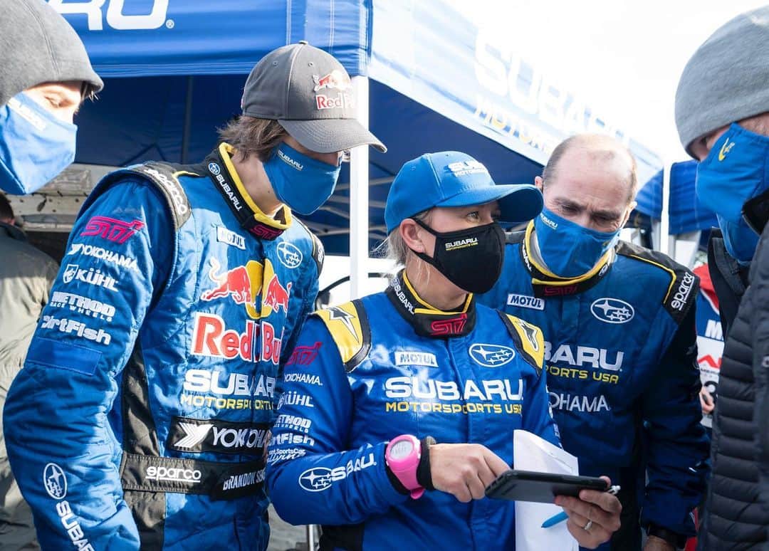 Subaru Rally Team USAさんのインスタグラム写真 - (Subaru Rally Team USAInstagram)「Caption THIS! 😅 ﻿ ﻿#Captionthis #Subaru #SubaruRally @brandonsemenuk @rhianongelsomino @john55sp  ﻿」1月30日 6時49分 - subarumotorsportsusa
