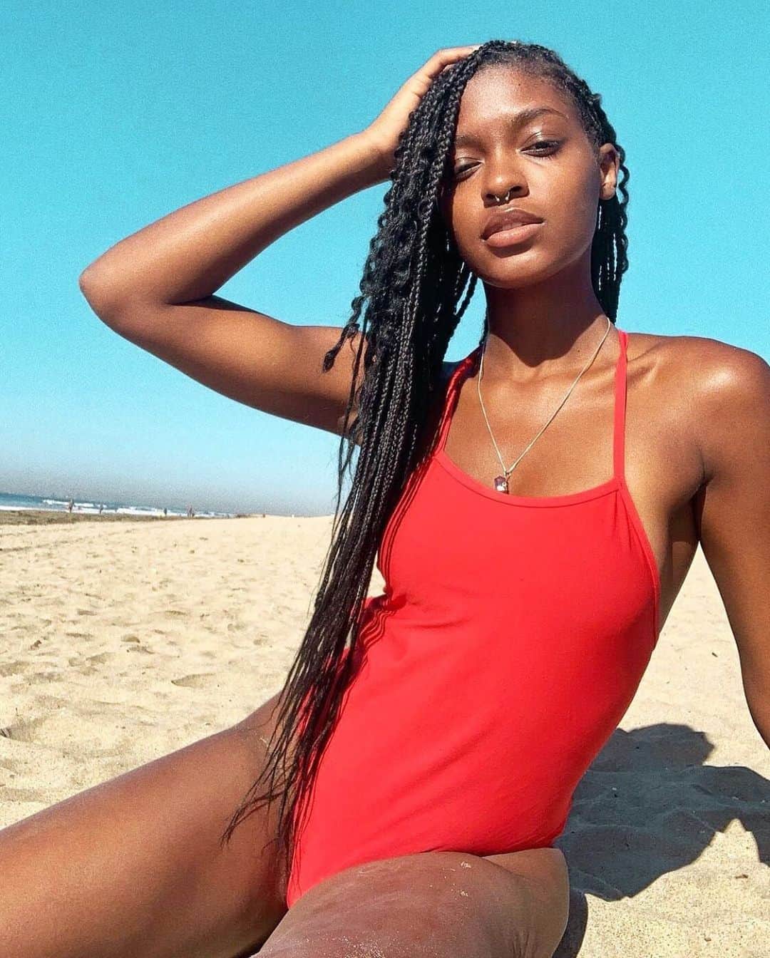 JOLYN Swimwearのインスタグラム：「Can always count on a RED ONESIE to have you feeling confident & ready for ANYTHING 😍🔥🙌 // #jolynaustralia」