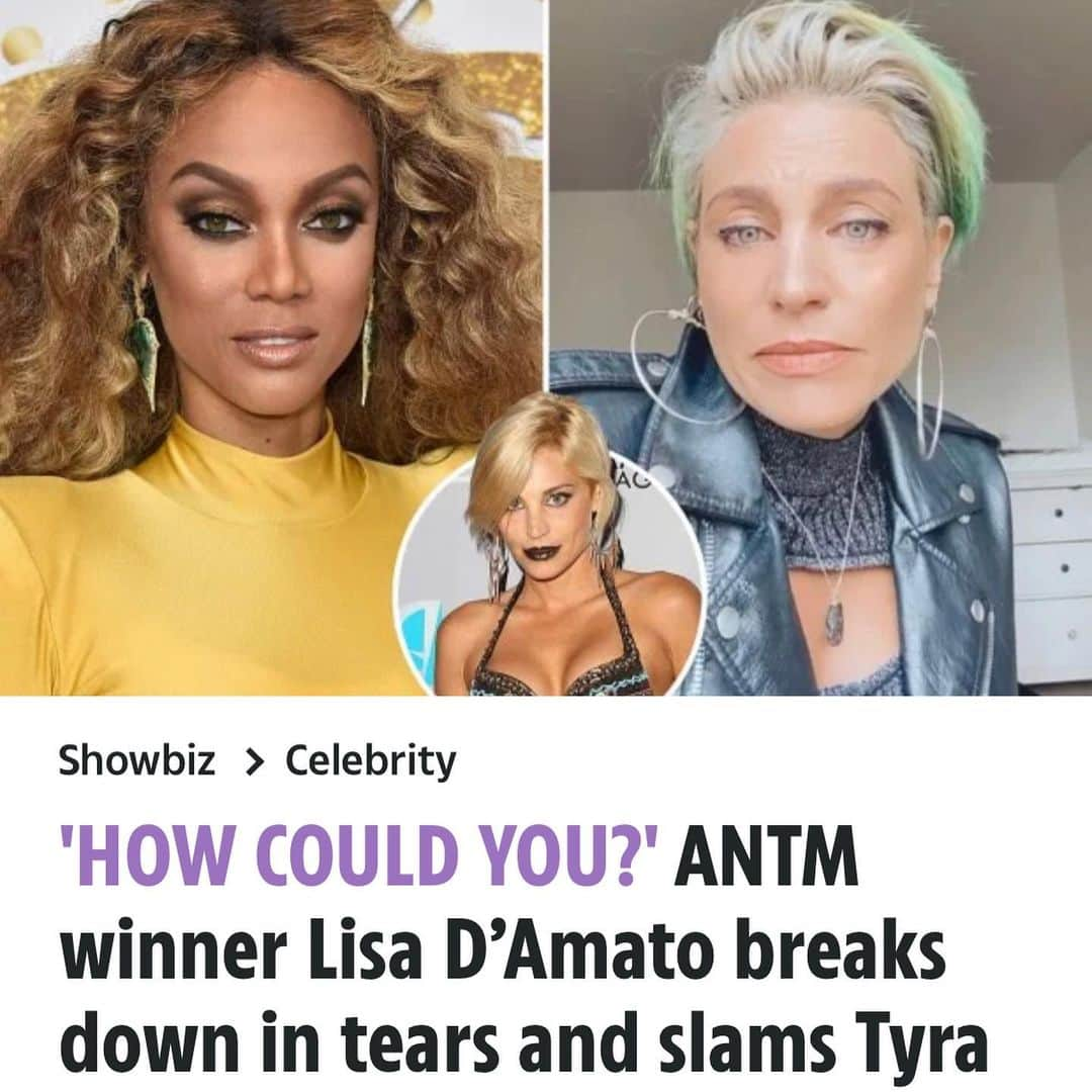 リサ・ダマトのインスタグラム：「PRESS!! 📰 Press, PRESS x3 @enews , @usweekly , @thesun (thx for the nice decent picture. I see you). Thank you.  . @tyrabanks , I warned you that I was coming after not you specifically months ago. But then I found out more information so now it is you specifically. I’m still nicer than you tho because I gave you warning. Come out come out where ever you are?... .I’m just so fucking done. So many girls are so fucking done and voiceless. I had to do it and stand up for all of us. Exclusive interviews and money getting thrown at me.  . 💰💰💰 . . More girls/ boys from #ANTM dm me. Get on the train. No fucking liars tho. Come at me with lies and I’ll expose you too. Only truth tellers. Now’s the time. No do-overs. I worked hard for this.  . .I added some fun snippits from my past seasons that I’ve collected that YOU guys send to ME. So funny. It’s all coming full circle...who knew....oh quarantine. So crazy...found out some new information in quarantine about other girls and I was like...ohhh hell NO!  . Done with this bullshit.  Help me help you, Tyra. Lets do a one-on-one? We can be like your Naomi and Tyra interview except it’s worst and your the villain. I dare you.  . . .Also can we talk about how the Press uses the worst pictures they can find sometimes? Like they always use my post surgery/ nose healing pictures. Why??!! So mean. Like I could have died from that accident. Anyway! Doing a @dare_u_go inventor interview with a publican in Austria right now for being a successful inventor so I keep it moving but damn, the press is so mean too sometimes.  New @pole_itics video in the making premiering on @wefuckinghatedonaldtrump coming soon too!  We have a country to save and Tyra’s bullshit keeps getting in my way. Pow pow! 💥💕🌍✊🏼 Thx for footage: @fuki_cng   —————————————————」