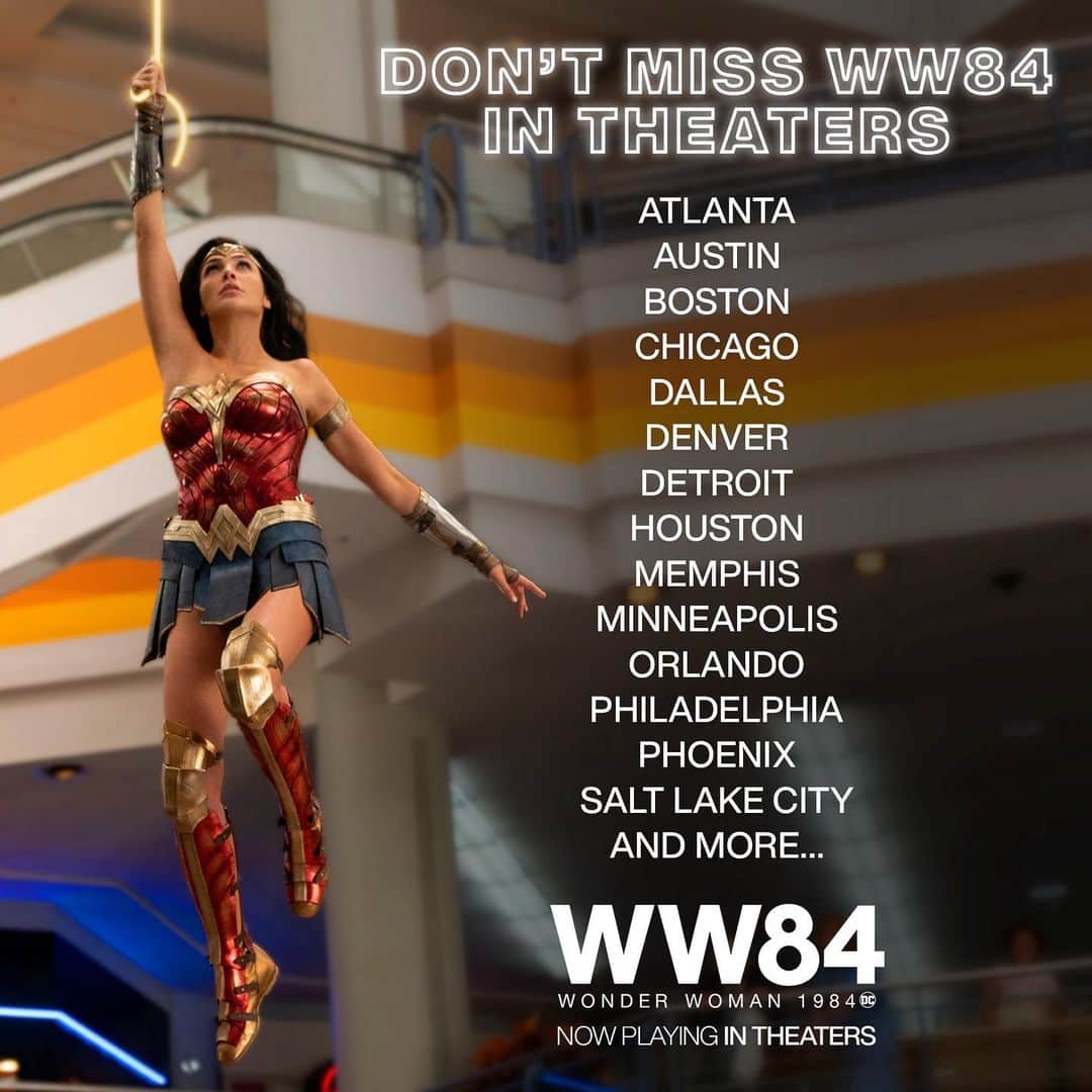 Warner Bros. Picturesさんのインスタグラム写真 - (Warner Bros. PicturesInstagram)「Repost @wonderwomanfilm: Experience Wonder Woman’s epic return the way it was meant to be seen - on the big screen! #WW84 is now playing in theaters where available. Get tickets now: Link in bio」1月30日 7時59分 - wbpictures