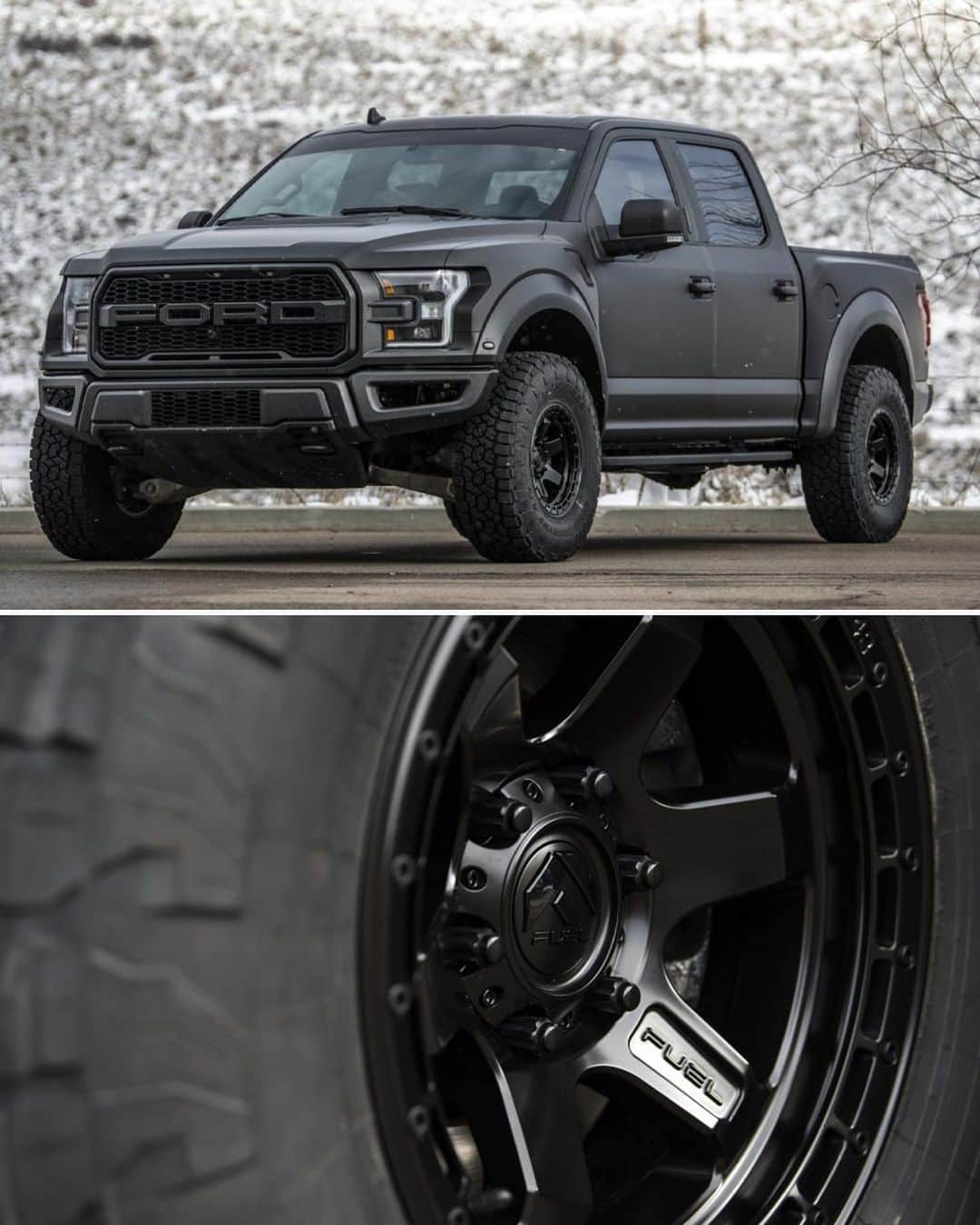 ケン・ブロックのインスタグラム：「It’s rad to design a wheel with a company like @FuelOffRoad that looks sooo good on such a variety of trucks! Here’s a few of my favorite shots recently posted by Fuel, plus a few detail shots of my new “Block - D752” signature wheel in matte anthracite with black ring. Comment below what truck you would rock these on. #signaturekicks #FuelOffRoad」
